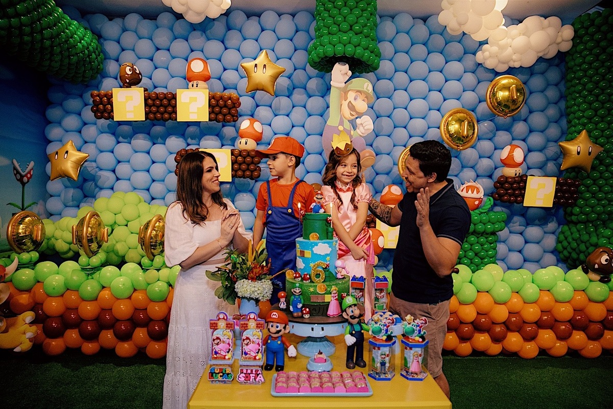festa de aniversario - aniversario - aniversario infantil - tema mario bros - Lucas & Sofia 6 anos - fotografos jaragua do sul - fotografia infantil - chroma fotografia