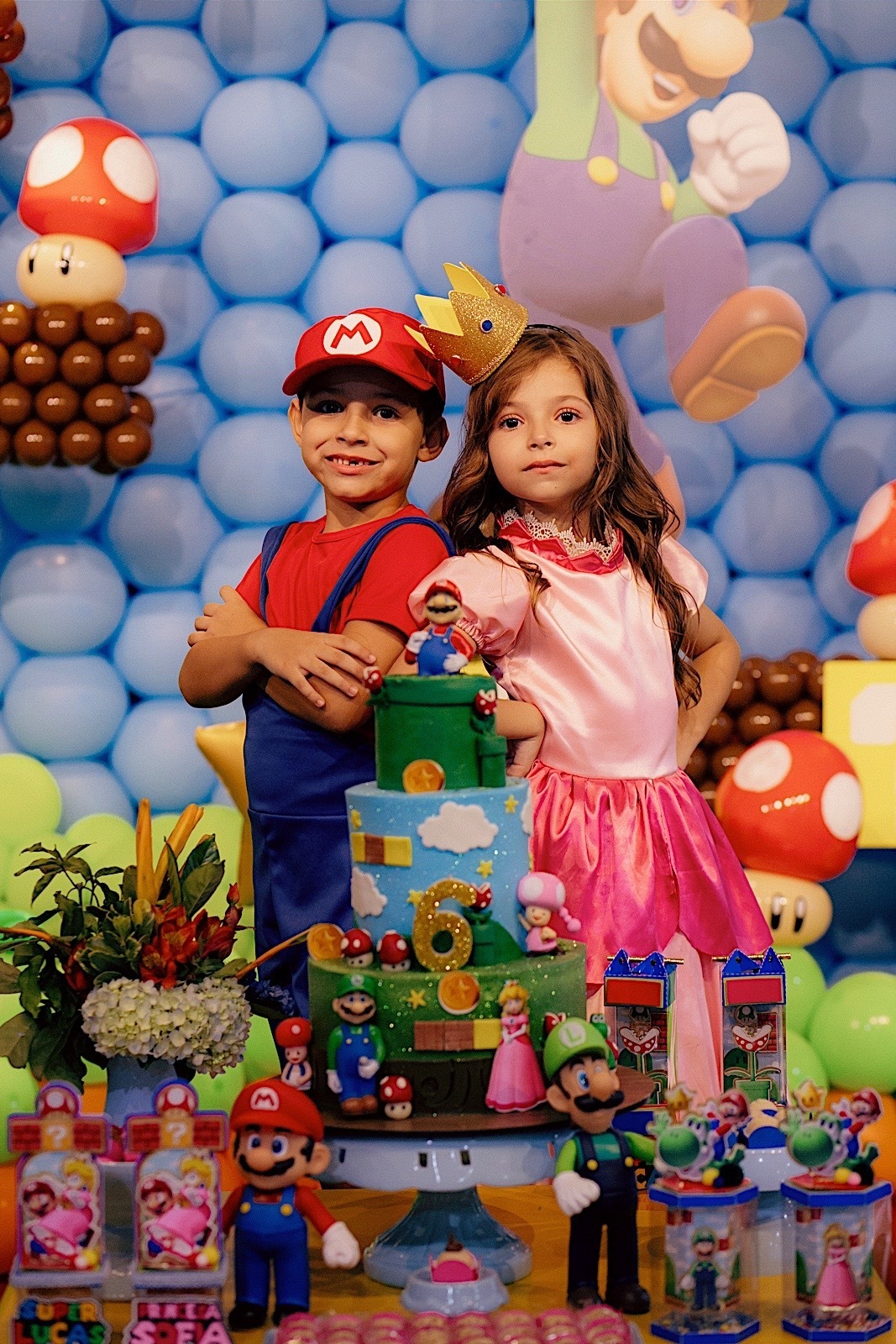 festa de aniversario - aniversario - aniversario infantil - tema mario bros - Lucas & Sofia 6 anos - fotografos jaragua do sul - fotografia infantil - chroma fotografia
