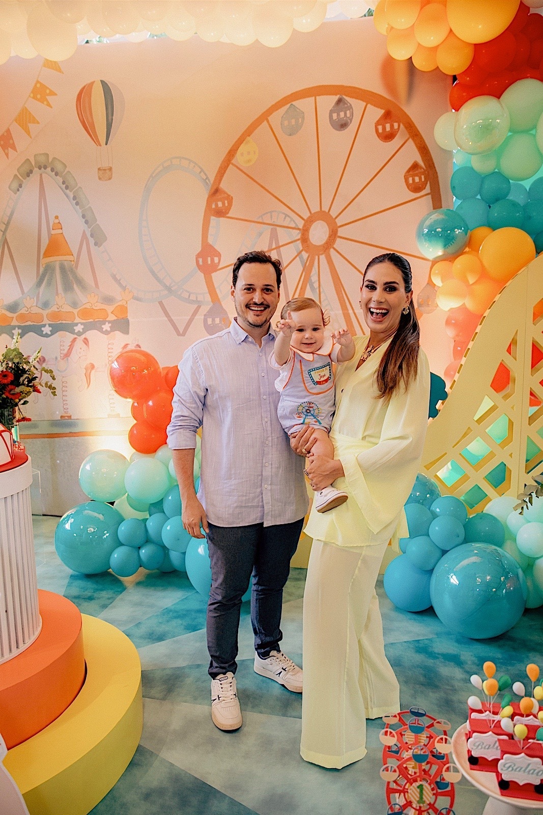 aniversario - aniversario infantil - festa de aniversario - tema parque de diversoes - jose 1 aninho - fotografos jaragua do sul - fotografia infantil - chroma fotografia 