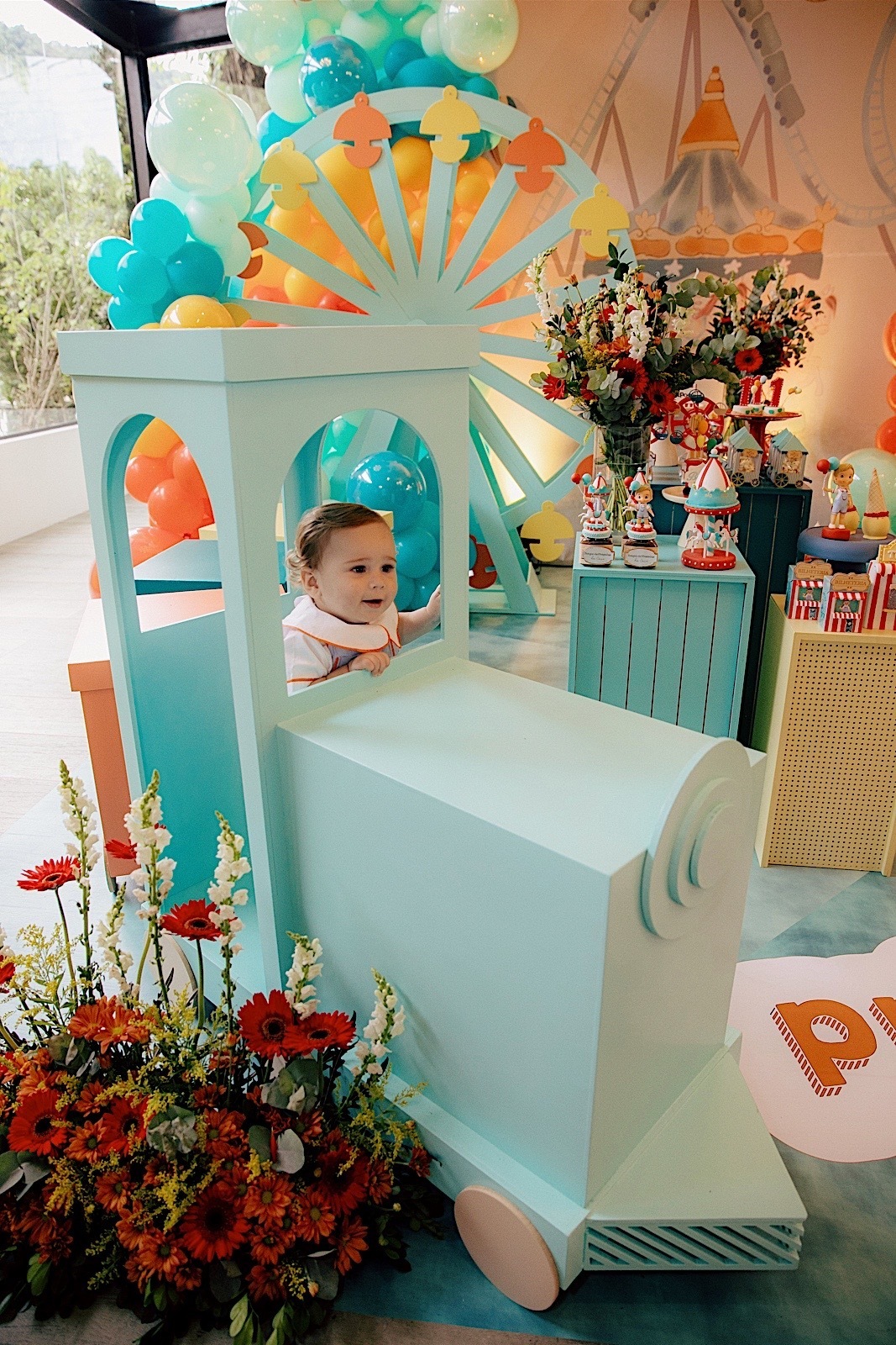 aniversario - aniversario infantil - festa de aniversario - tema parque de diversoes - jose 1 aninho - fotografos jaragua do sul - fotografia infantil - chroma fotografia 