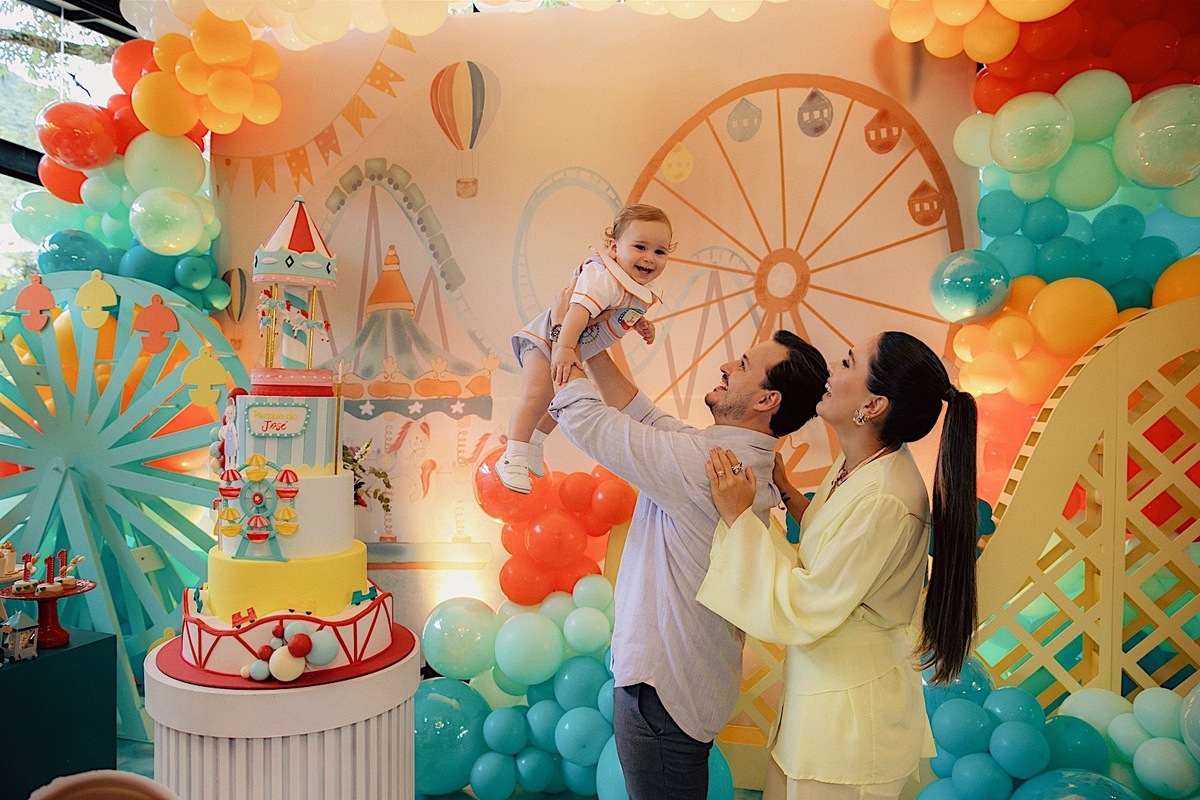 aniversario - aniversario infantil - festa de aniversario - tema parque de diversoes - jose 1 aninho - fotografos jaragua do sul - fotografia infantil - chroma fotografia 