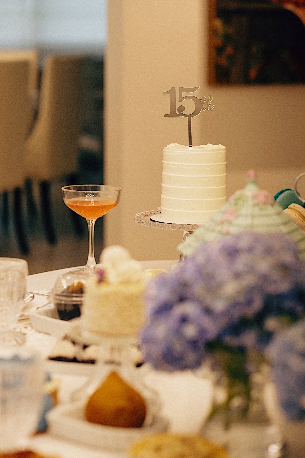 aniversario - aniversario 15 anos - cha da tarde - 15 anos - Valentina 15 anos - jaragua do sul - aniversario em casa - chroma fotografia