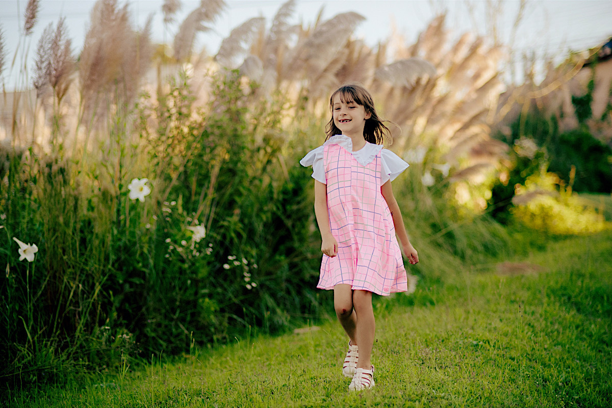 lulu - luiza - ensaio infantil - capim dos pampas - paina - sao bento do sul - por do sol - chroma fotografia