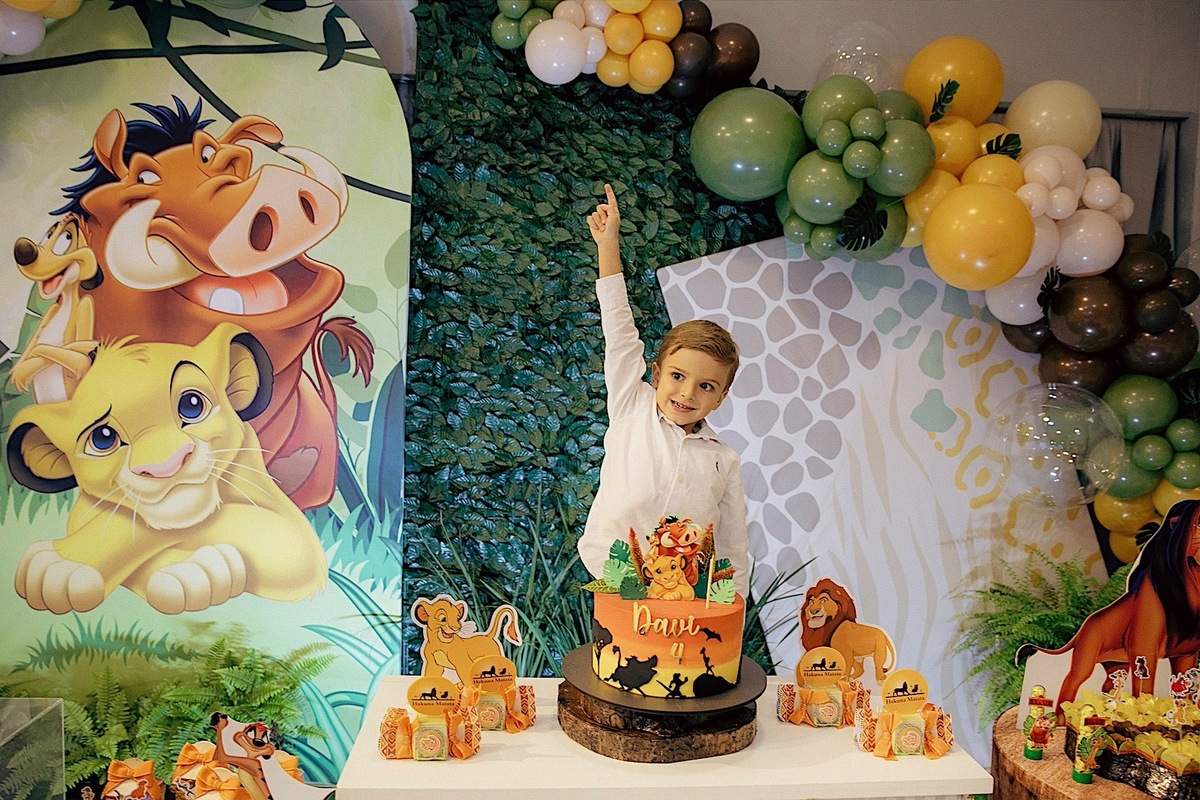 aniversario - aniversario infantil - festa de aniversario - tema rei leao - Davi 4 anos - fotografos jaragua do sul - fotografia infantil - chroma fotografia 