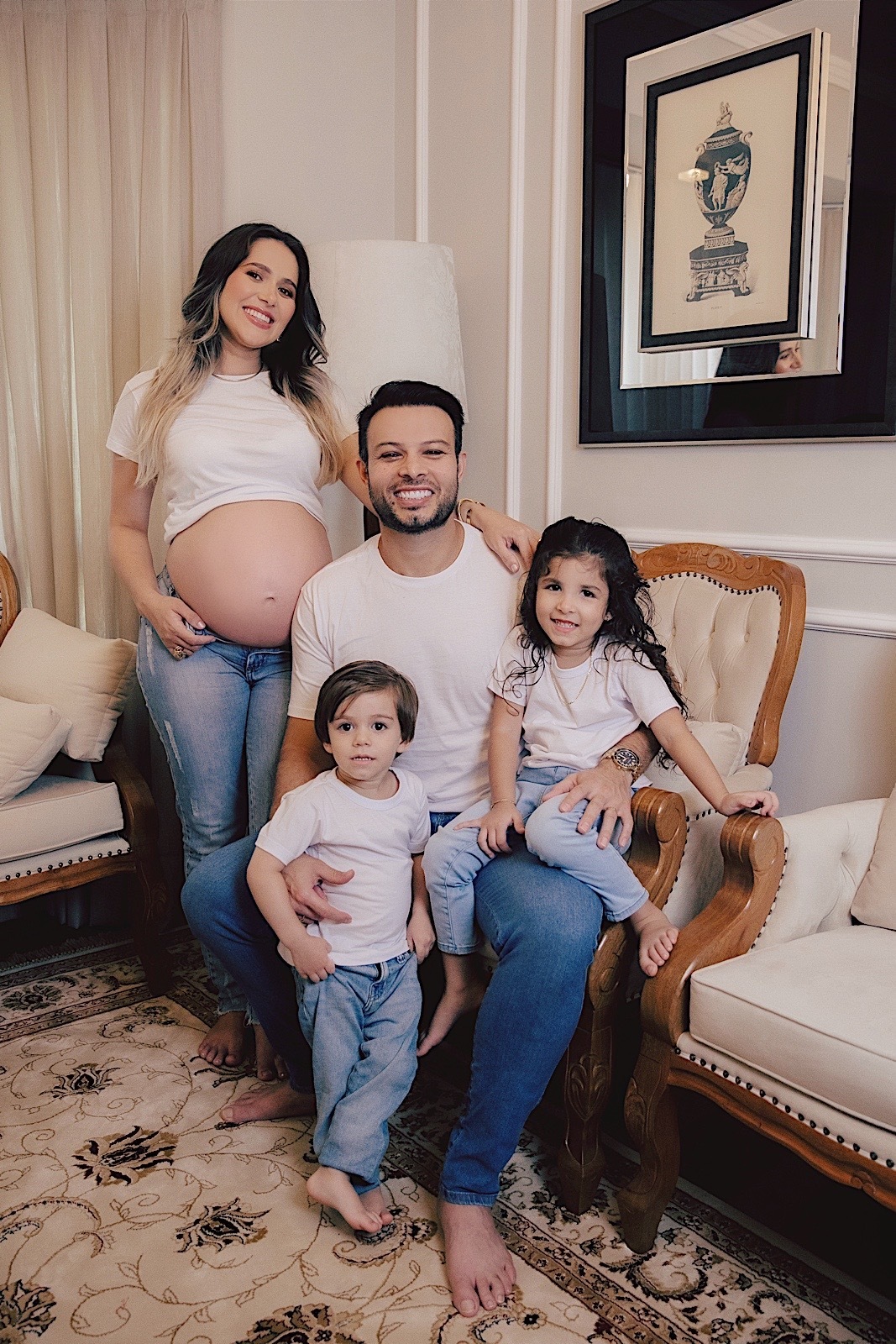 ensaio em casa - ensaio gestante - gestante - ensaio familia - fotografos jaragua do sul - chroma fotografia 