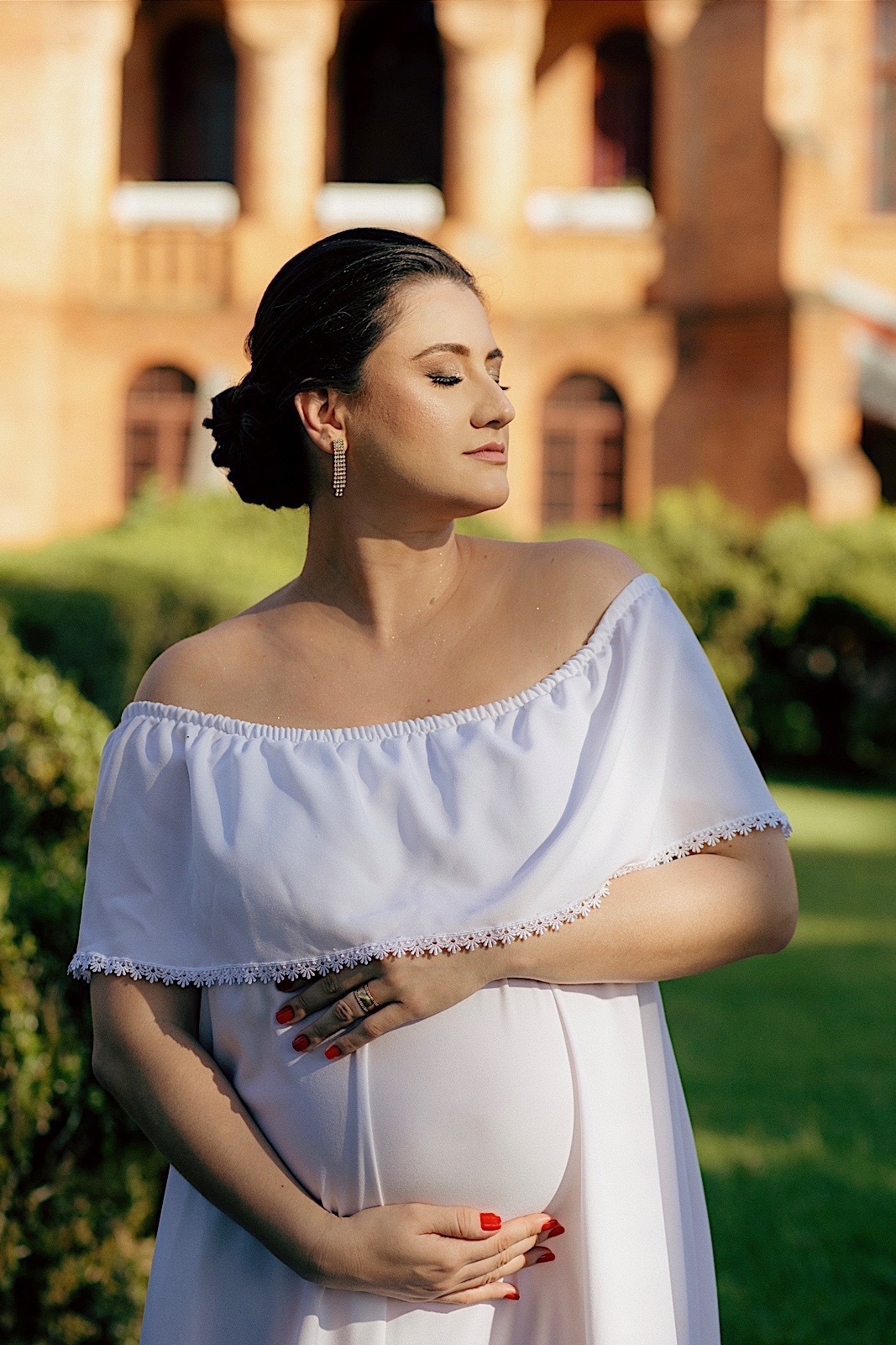 ensaio gestante - gestante - ensaio externo - ensaio ao ar livre - A espera de Heitor - fotografos jaragua do sul - chroma fotografia