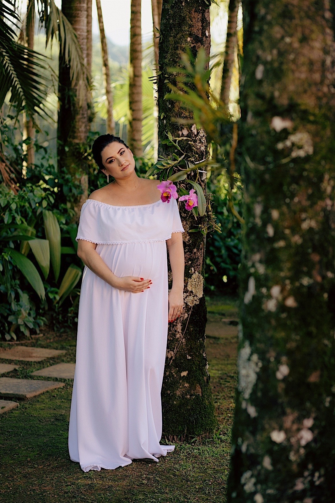 ensaio gestante - gestante - ensaio externo - ensaio ao ar livre - A espera de Heitor - fotografos jaragua do sul - chroma fotografia