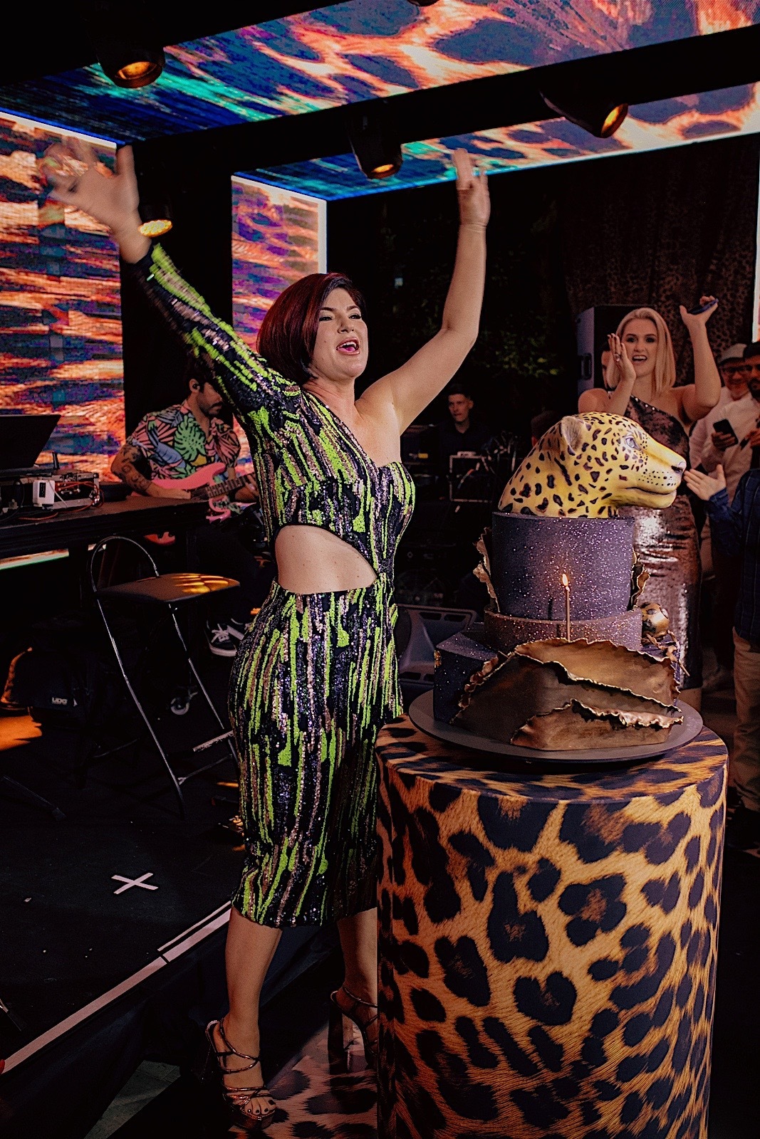 festa de aniversario - aniversario - aniversario adulto - festa com tema onca - Andrea 50 anos - fotografos jaragua do sul - chroma fotografia 