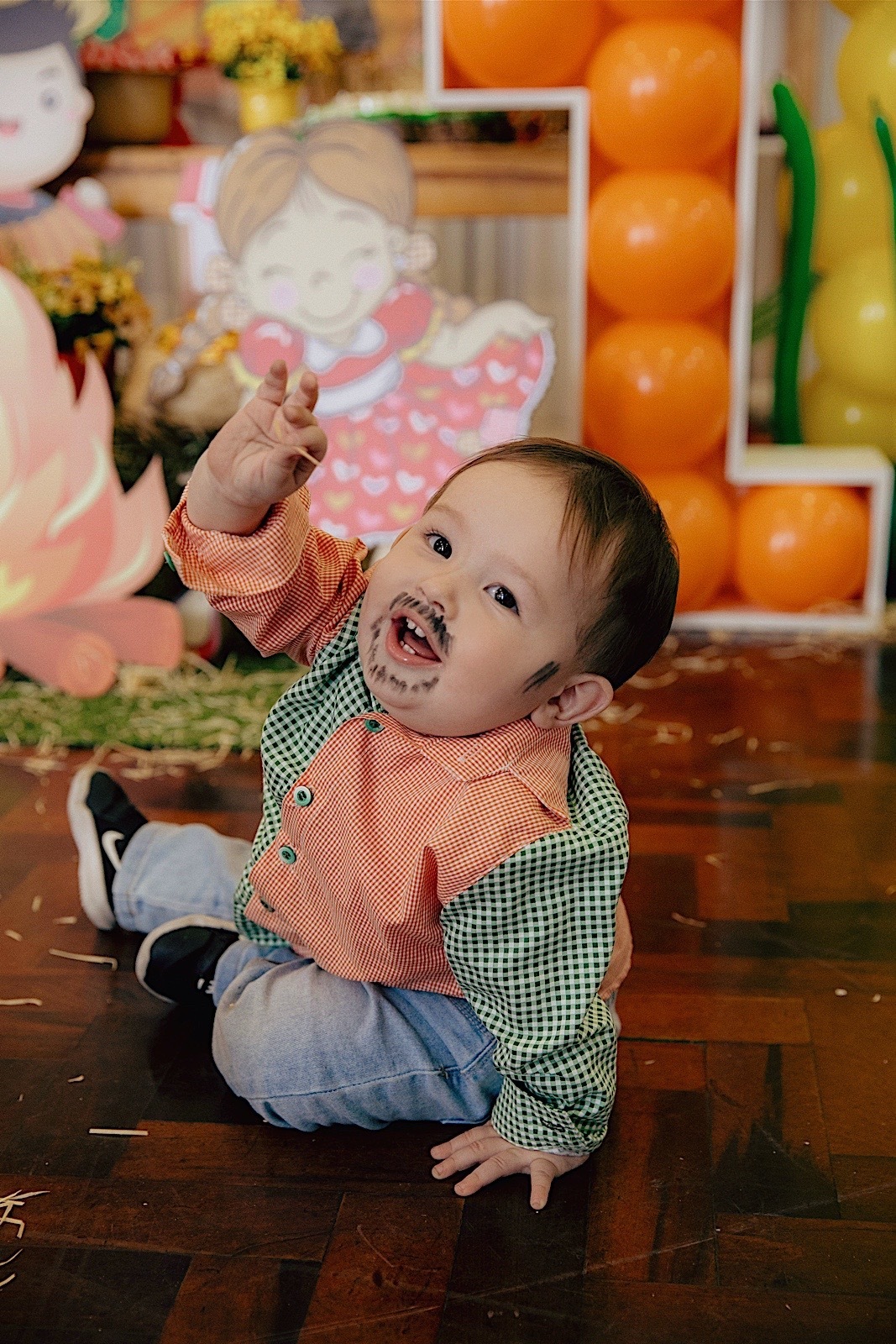 aniversario - aniversario infantil - festa infantil - tema junino - 1 ano Cadu - festa tema junino - fotografia infantil - fotografia de familia - chroma fotografia 