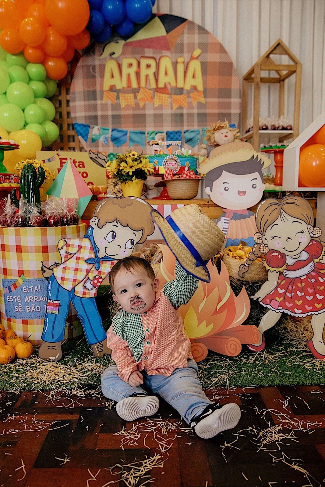 aniversario - aniversario infantil - festa infantil - tema junino - 1 ano Cadu - festa tema junino - fotografia infantil - fotografia de familia - chroma fotografia 