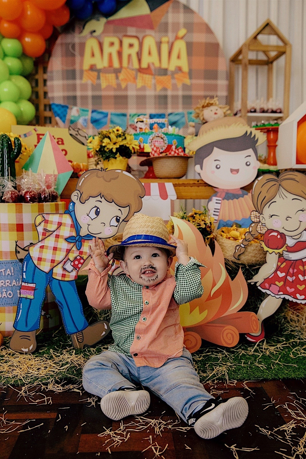 aniversario - aniversario infantil - festa infantil - tema junino - 1 ano Cadu - festa tema junino - fotografia infantil - fotografia de familia - chroma fotografia 