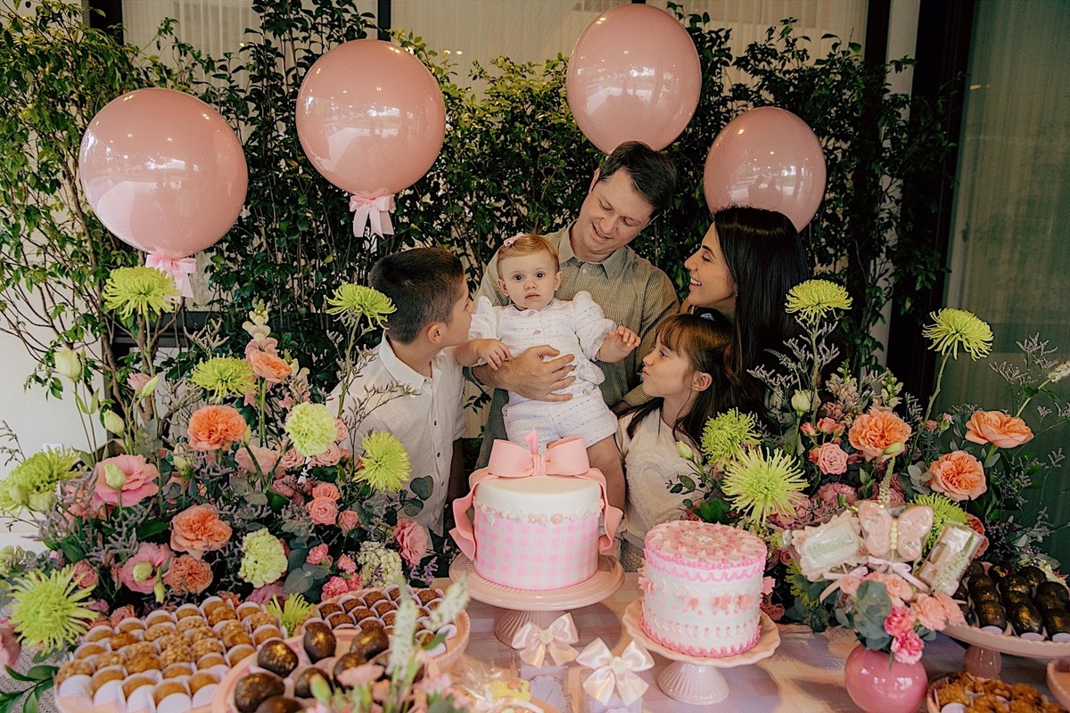 aniversario - aniversario infantil - festa de aniversario - maisa 1 ano - aniversario em casa - fotografia infantil - fotografos jaragua do sul - chroma fotografia