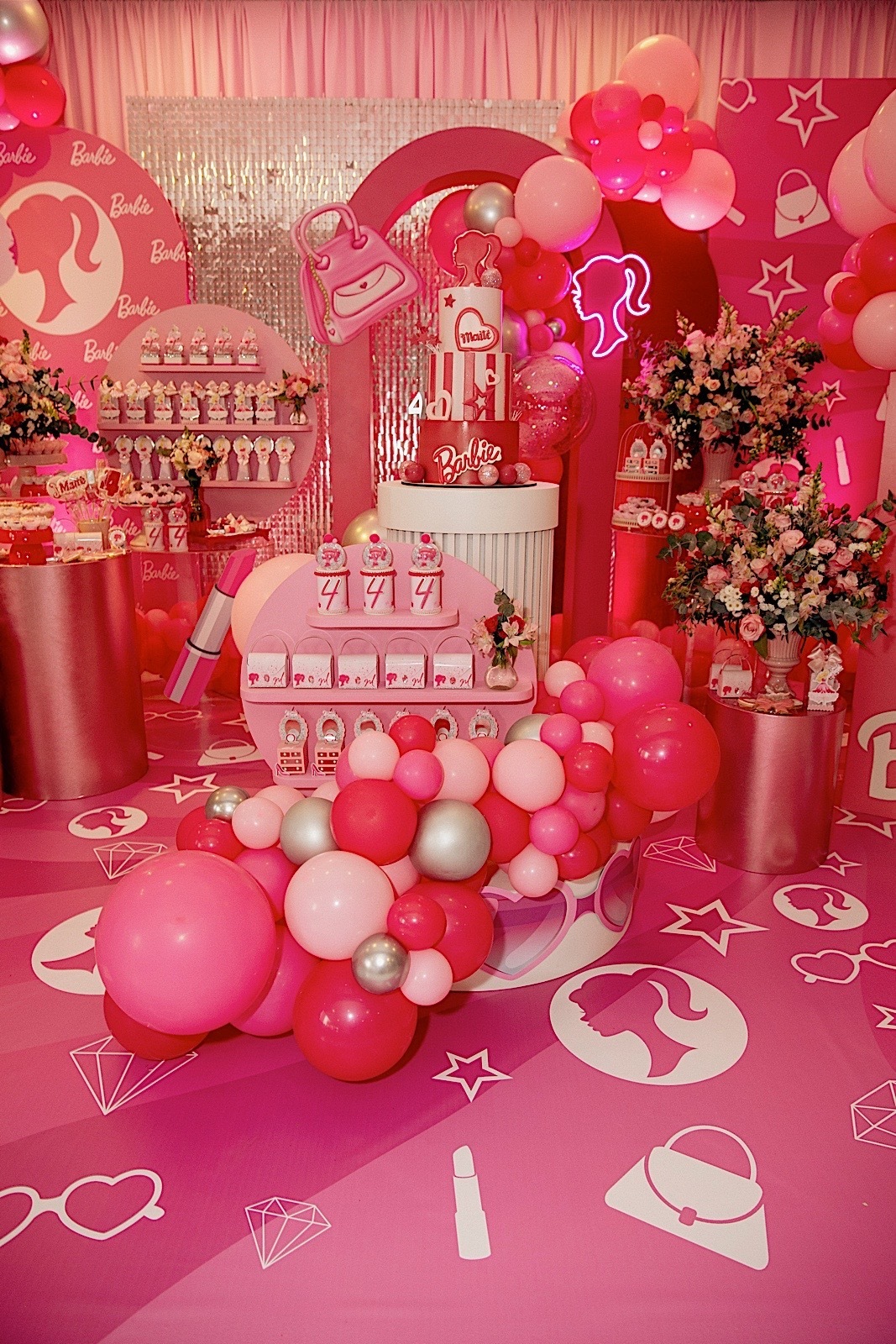 aniversario - aniversario infantil - aniversario maite 4 anos - maite 4 anos - fotografia infantil - fotografos jaragua do sul - tema barbie - jaragua do sul - chroma fotografia 