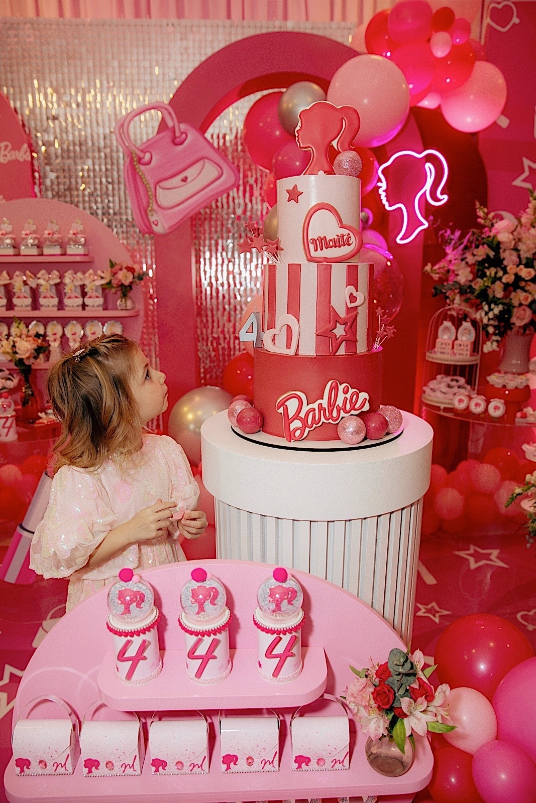 aniversario - aniversario infantil - aniversario maite 4 anos - maite 4 anos - fotografia infantil - fotografos jaragua do sul - tema barbie - jaragua do sul - chroma fotografia 