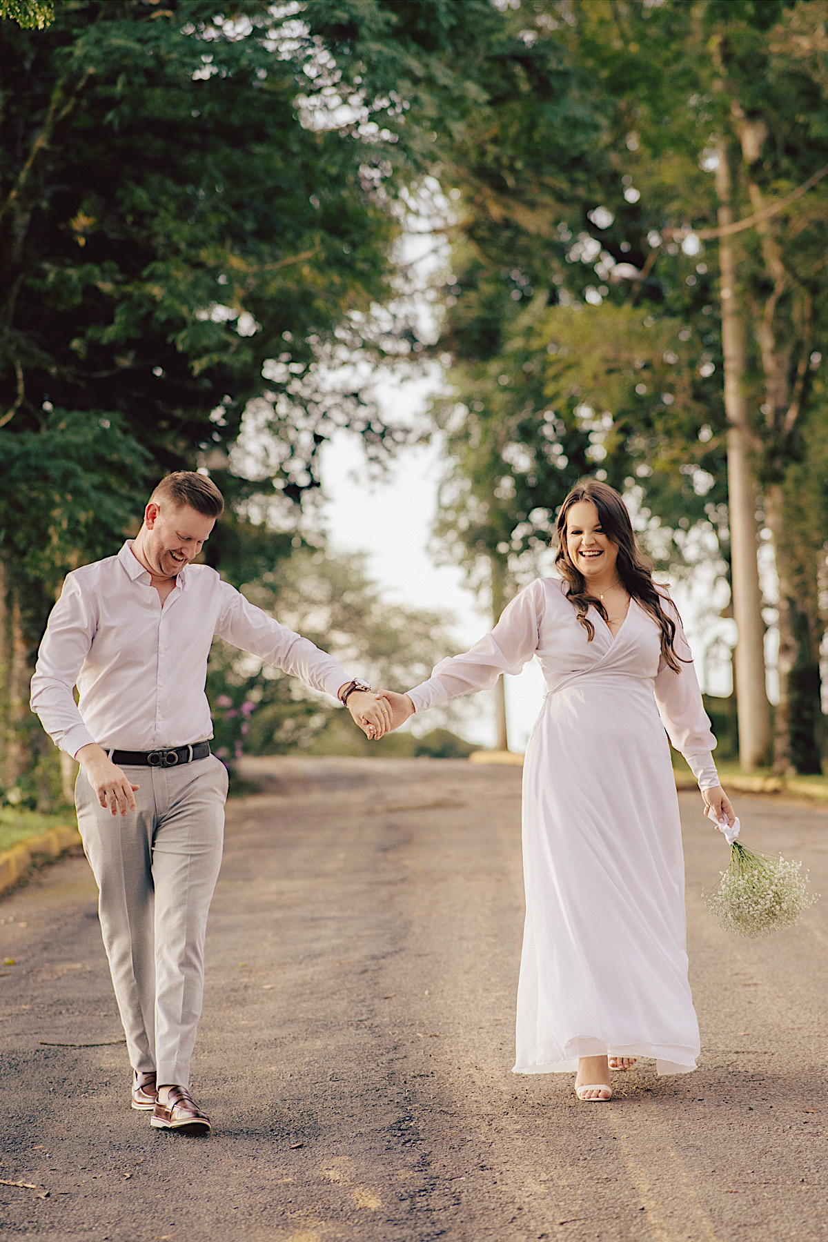 ensaio casal - casamento civil - por do sol - alain - bruna - parque 23 de setembro - sao bento do sul - chroma fotografia