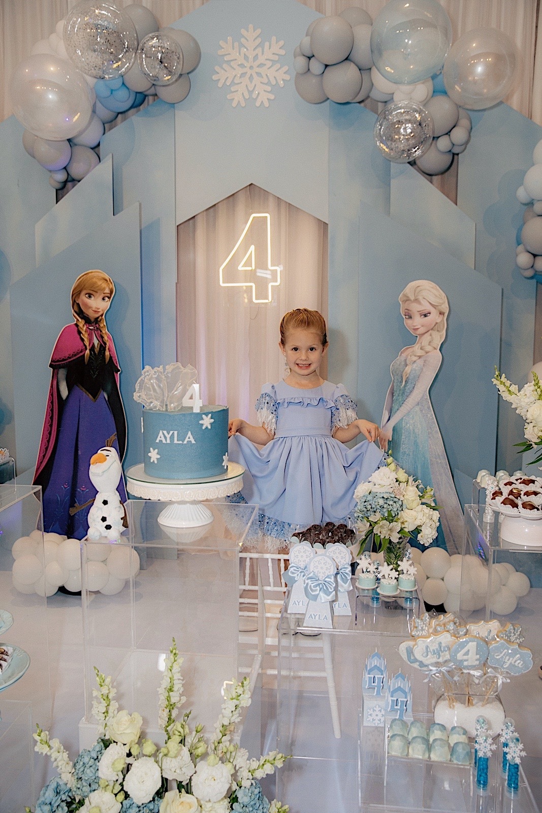 aniversario - aniversario infantil - ayla 4 anos - aniversario ayla - fotografos jaragua so sul - fotografia infantil - tema frozen - jaragua do sul - chroma fotografia 