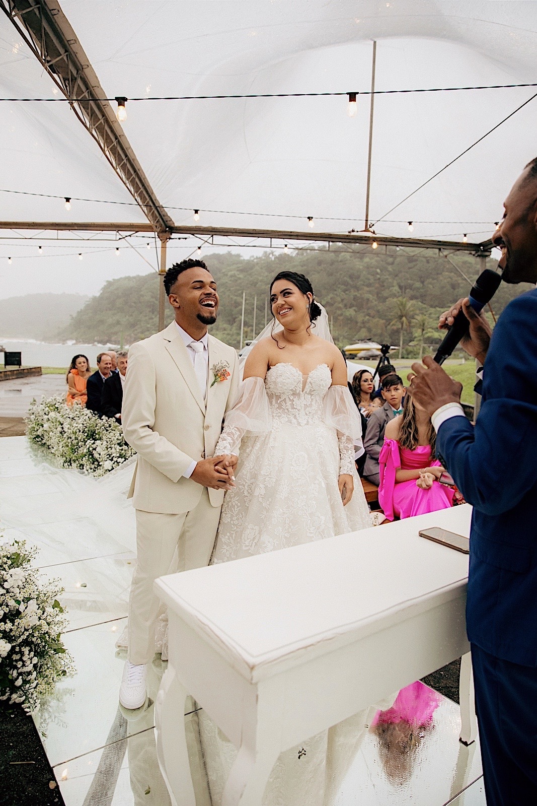 casamento - casamento no litoral - casamento ao ar livre - casamento Leticia e Joao - noivos 2024 - fotografia de casamento - chroma fotografia