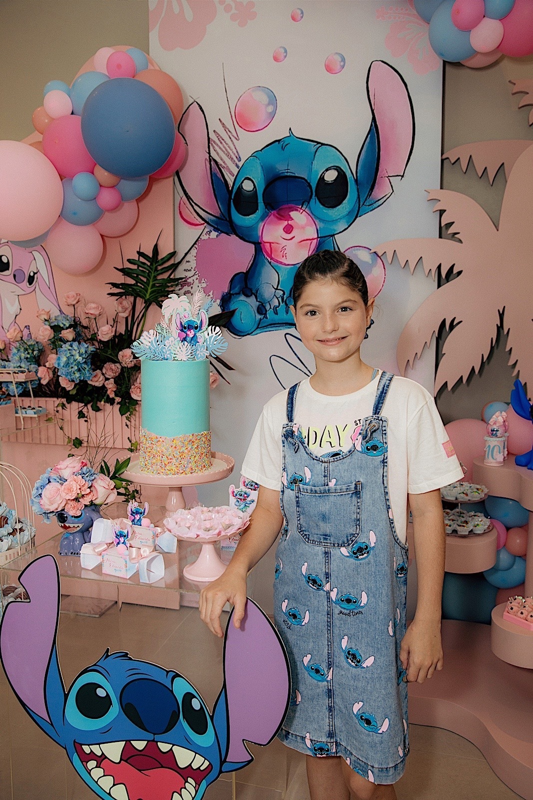 aniversario - aniversario infantil - Maria Eduarda 10 anos - tema Lilo & Stich - fotografia de familia - fotografos jaragua do sul - chroma fotografia 