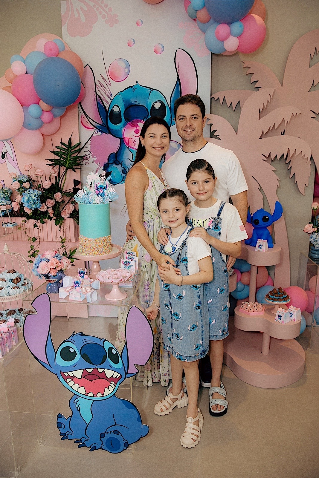 aniversario - aniversario infantil - Maria Eduarda 10 anos - tema Lilo & Stich - fotografia de familia - fotografos jaragua do sul - chroma fotografia 