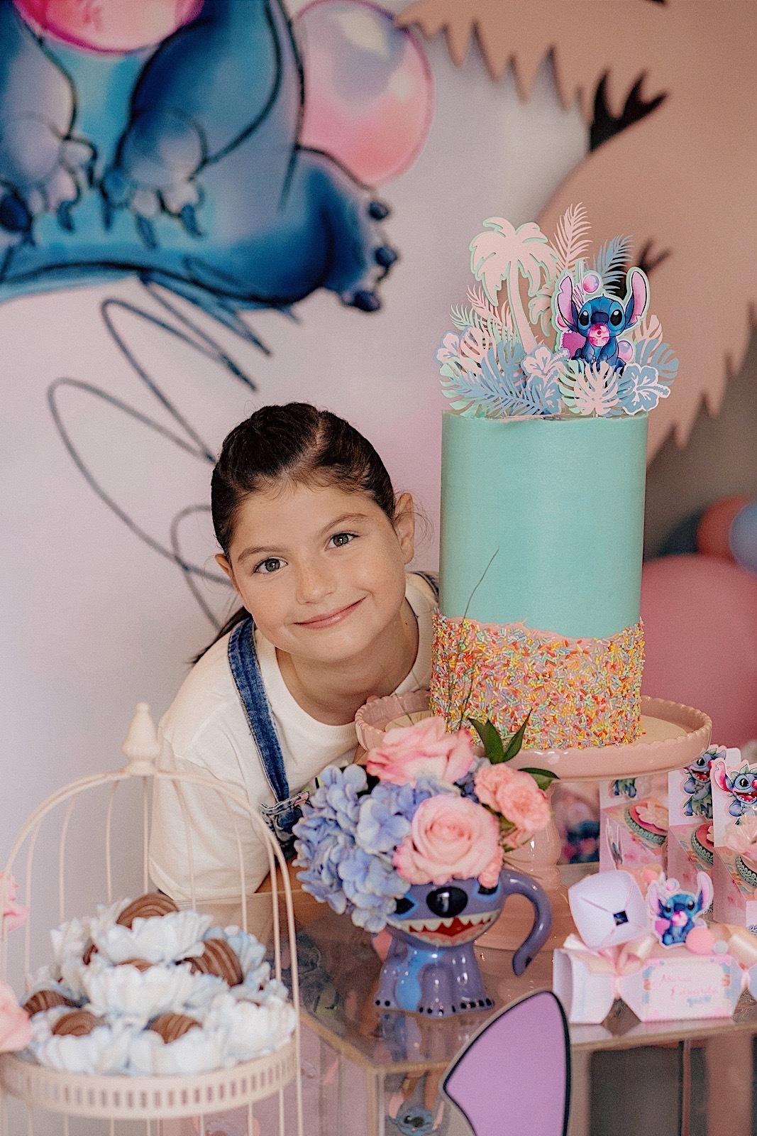 aniversario - aniversario infantil - Maria Eduarda 10 anos - tema Lilo & Stich - fotografia de familia - fotografos jaragua do sul - chroma fotografia 