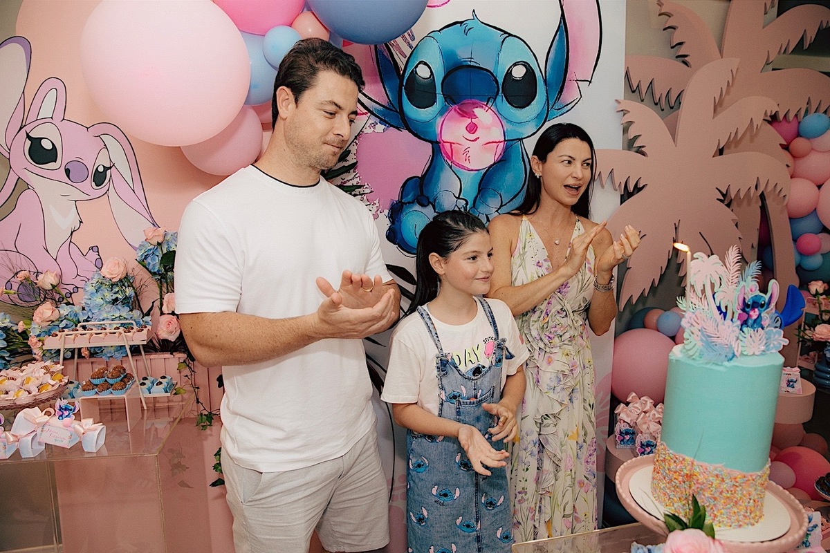 aniversario - aniversario infantil - Maria Eduarda 10 anos - tema Lilo & Stich - fotografia de familia - fotografos jaragua do sul - chroma fotografia 