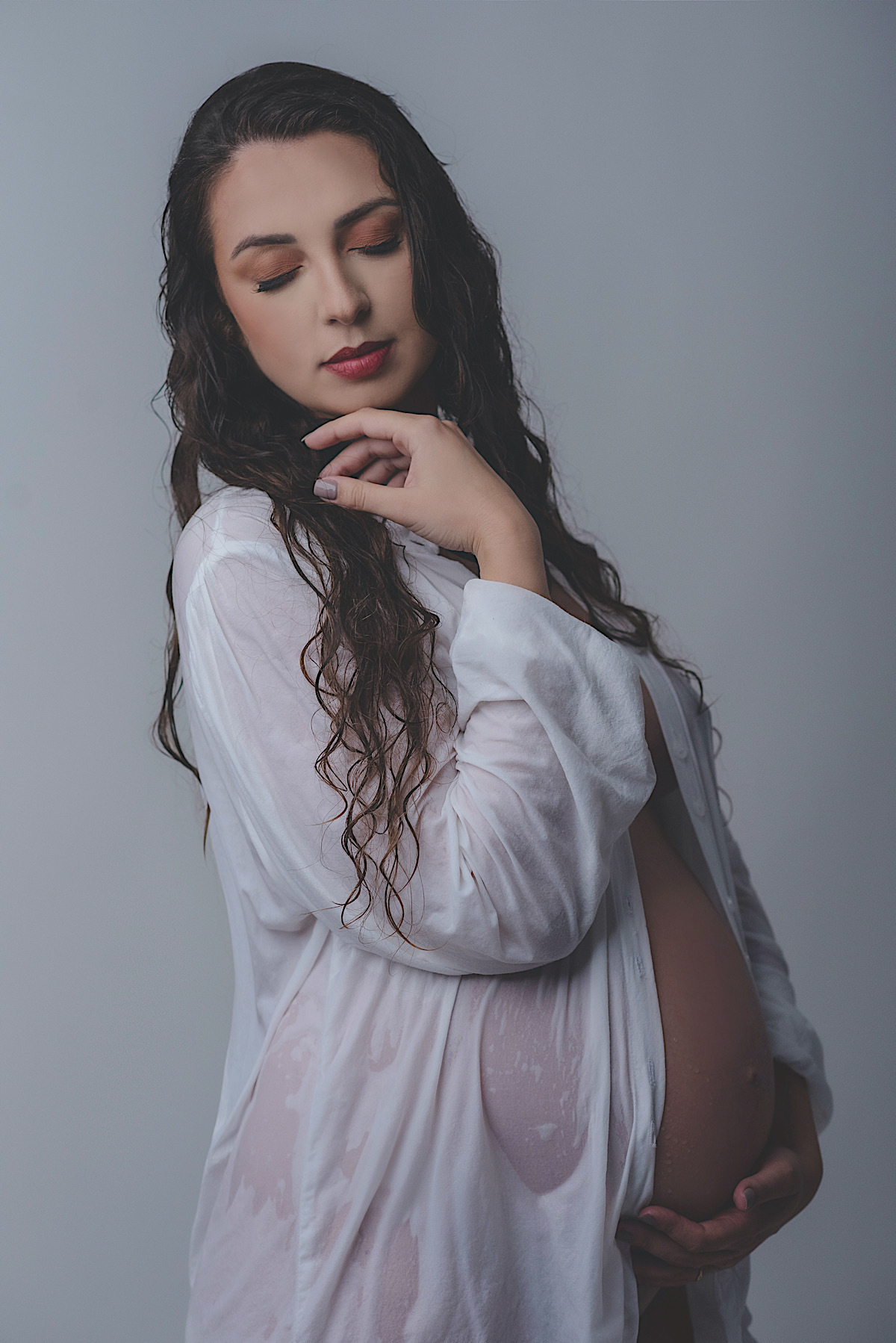 kelen andrade - mae de menina - ensaio gestante - gravida - estudio - sc - santa catarina - sao bento do sul - rio negrinho - campo alegre - chroma fotografia - fotografa mulher