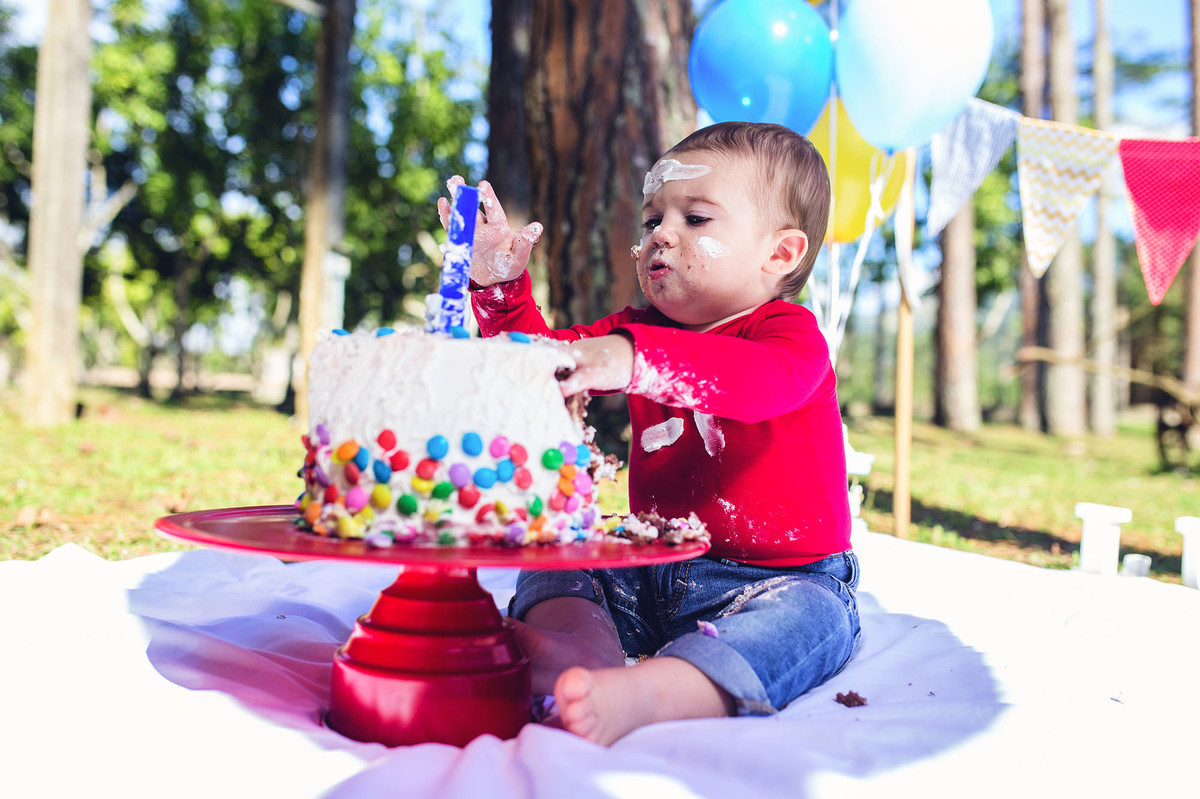 ensaio fotográfico - smash the cake - luigi