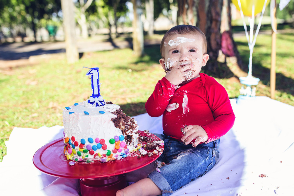 ensaio fotográfico - smash the cake - luigi