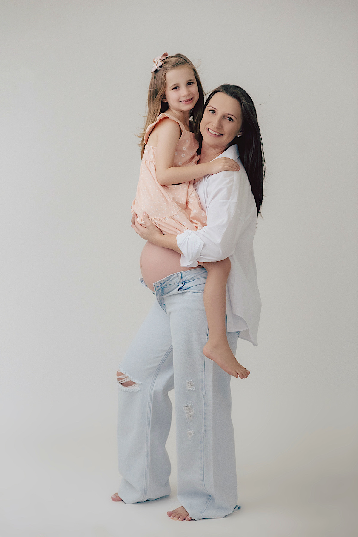 ensaio gestante - mae de menina - estudio - chroma fotografia - sao bento do sul - fotografo de gestante - planalto norte - sc - santa catarina