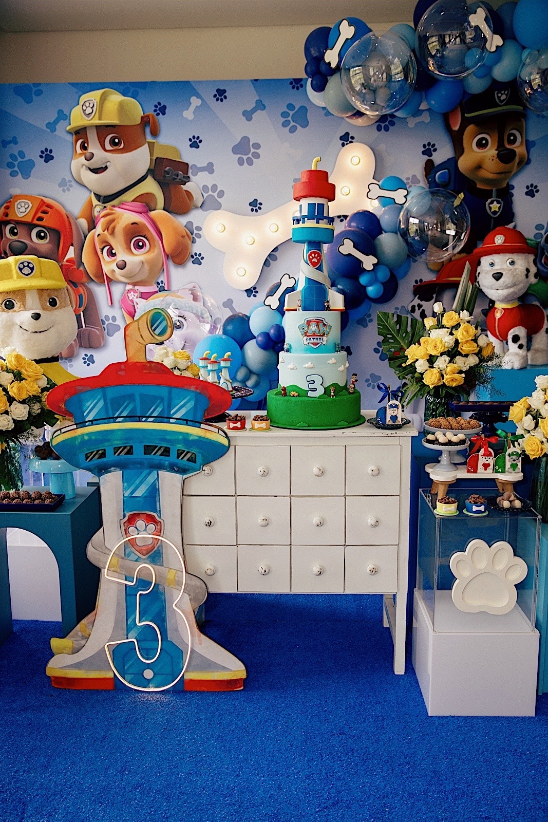  aniversario - aniverasario infantil - aniversario joao 3 anos - fotografia infantil - fotografos jaragua do sul - tema patrulha canina - chroma fotografia