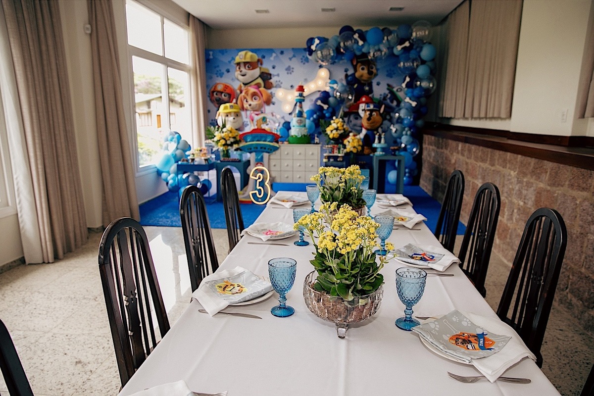  aniversario - aniverasario infantil - aniversario joao 3 anos - fotografia infantil - fotografos jaragua do sul - tema patrulha canina - chroma fotografia
