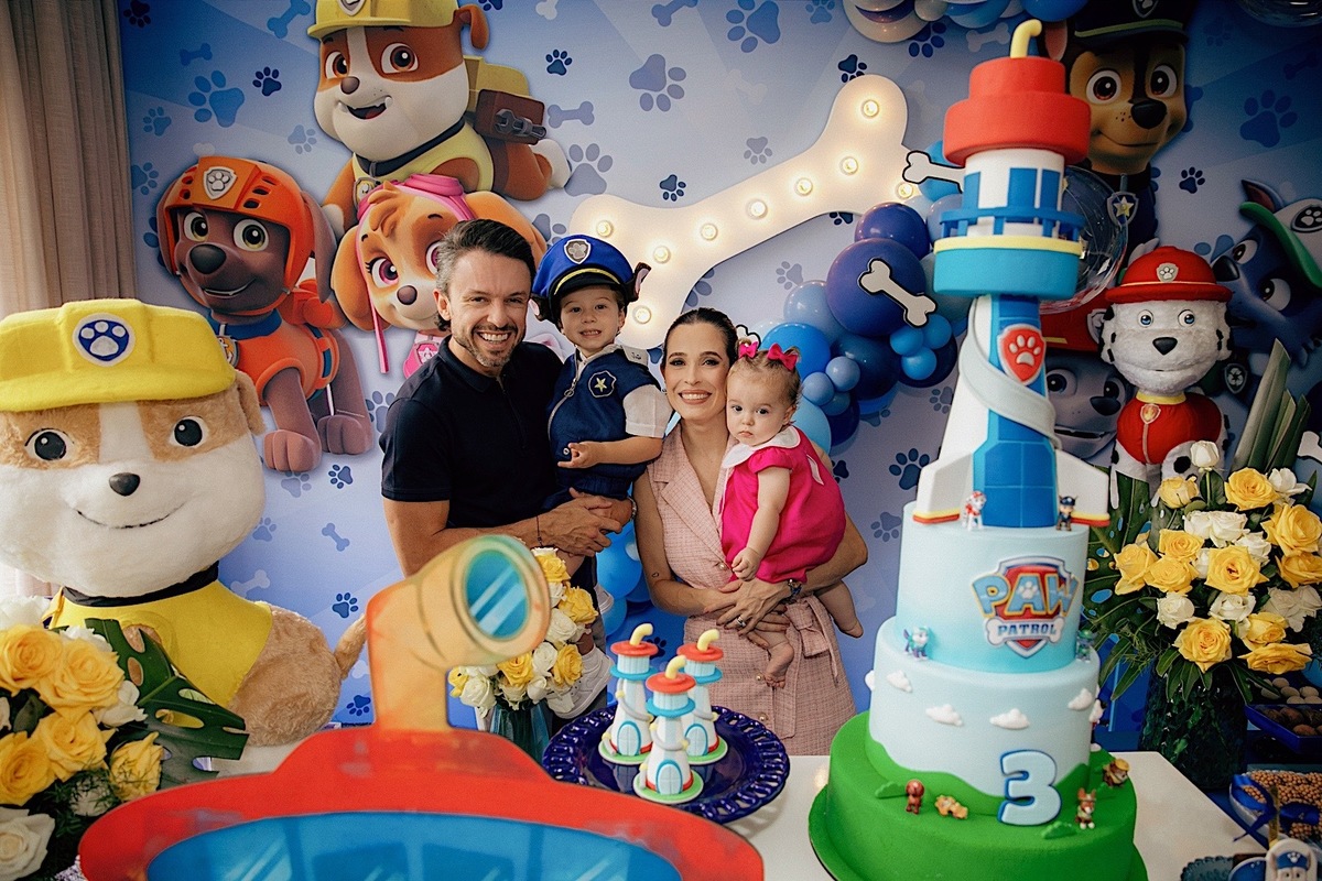  aniversario - aniverasario infantil - aniversario joao 3 anos - fotografia infantil - fotografos jaragua do sul - tema patrulha canina - chroma fotografia