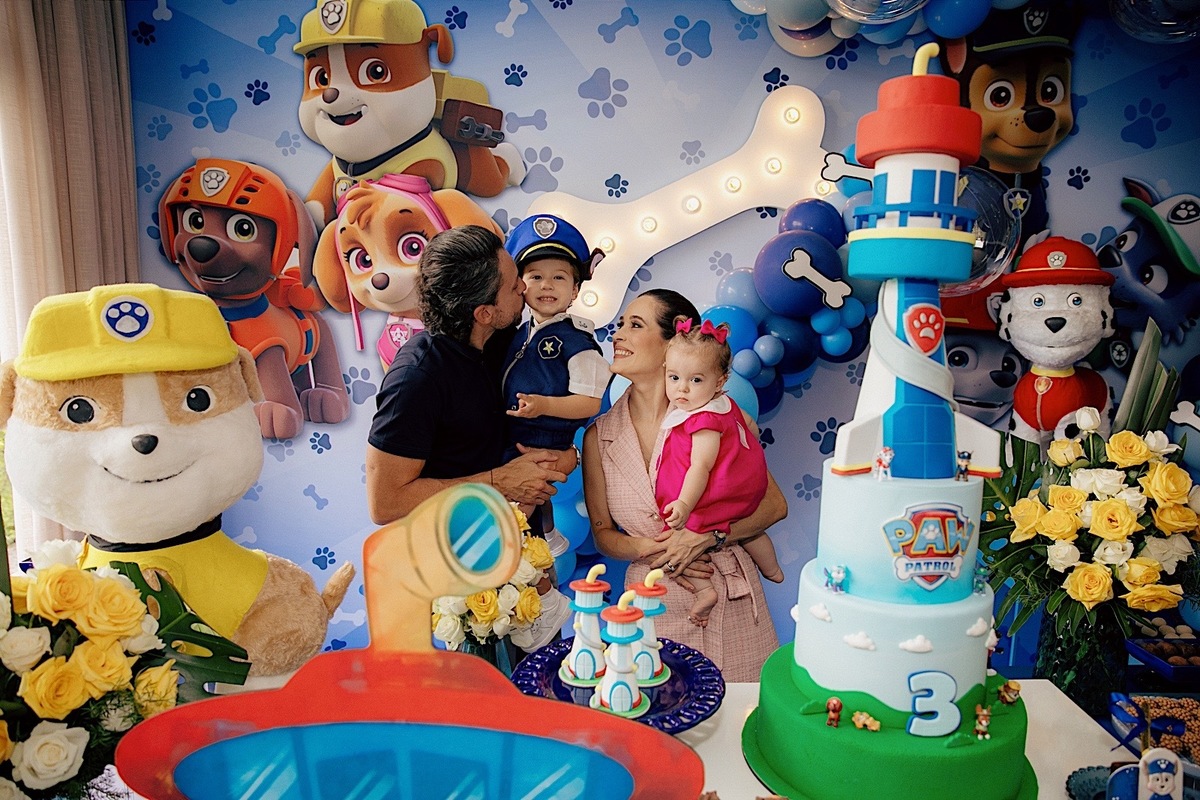  aniversario - aniverasario infantil - aniversario joao 3 anos - fotografia infantil - fotografos jaragua do sul - tema patrulha canina - chroma fotografia