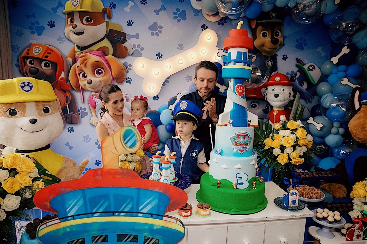  aniversario - aniverasario infantil - aniversario joao 3 anos - fotografia infantil - fotografos jaragua do sul - tema patrulha canina - chroma fotografia