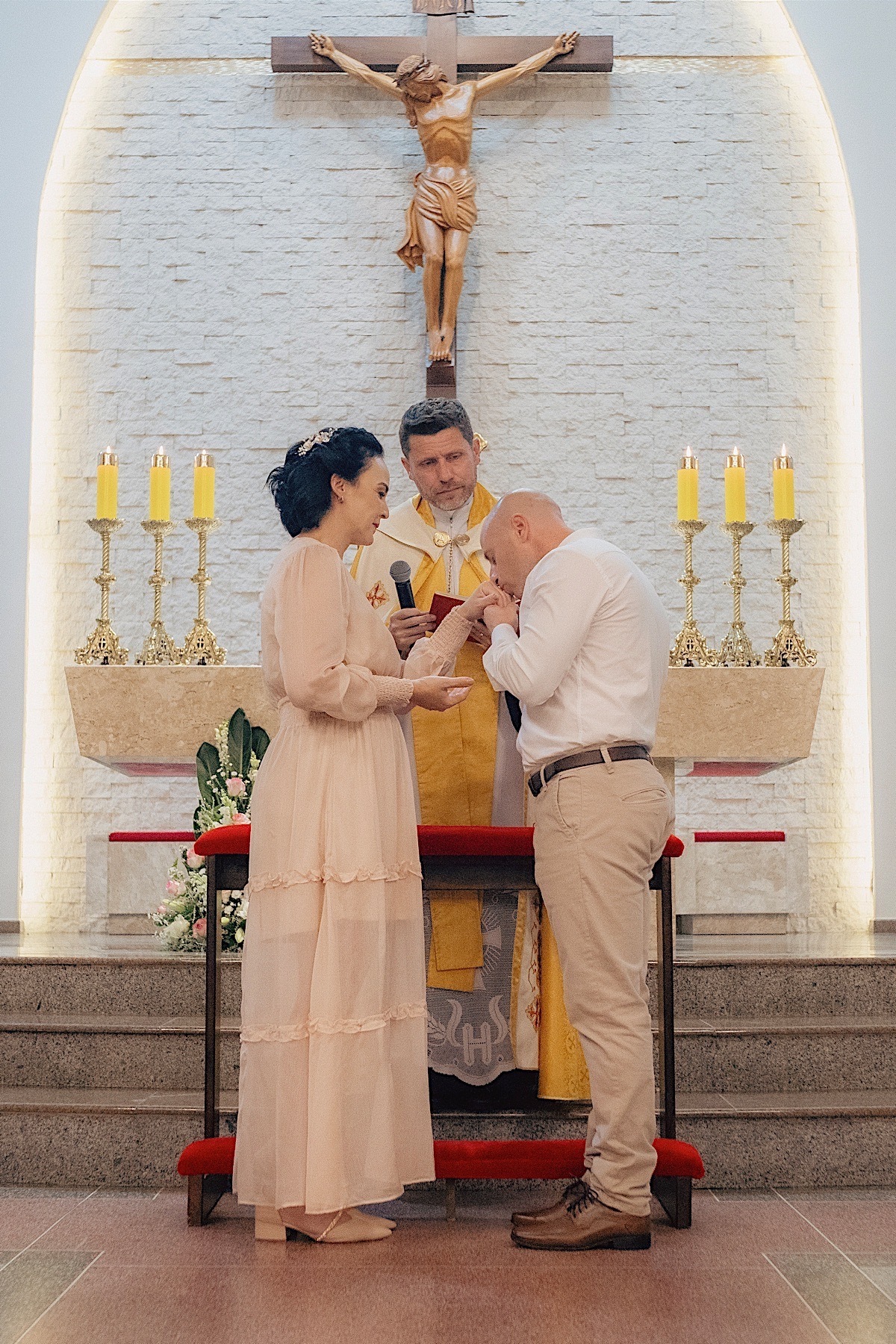 casamento intimista - vanessa - jaisson - igreja catolica - casamento religioso - aparecida - oxford - chroma foto - sao bento do sul