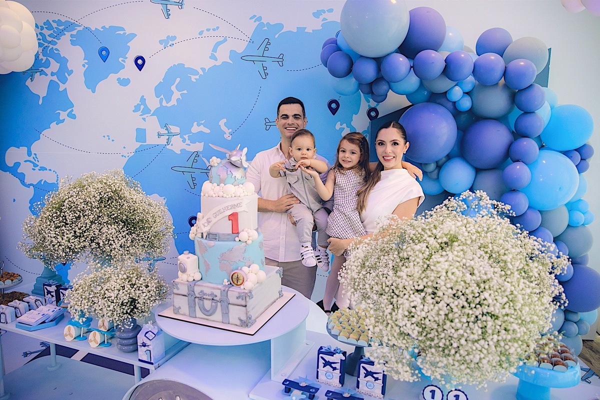 aniversario - aniversario infantil - festa de aniversario - aniversario de 1 ano - primeiro aninho - 1 ano João Guilherme - tema aviação - chroma fotografia 