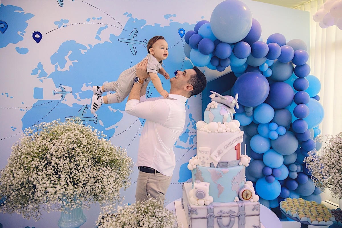 aniversario - aniversario infantil - festa de aniversario - aniversario de 1 ano - primeiro aninho - 1 ano João Guilherme - tema aviação - chroma fotografia 