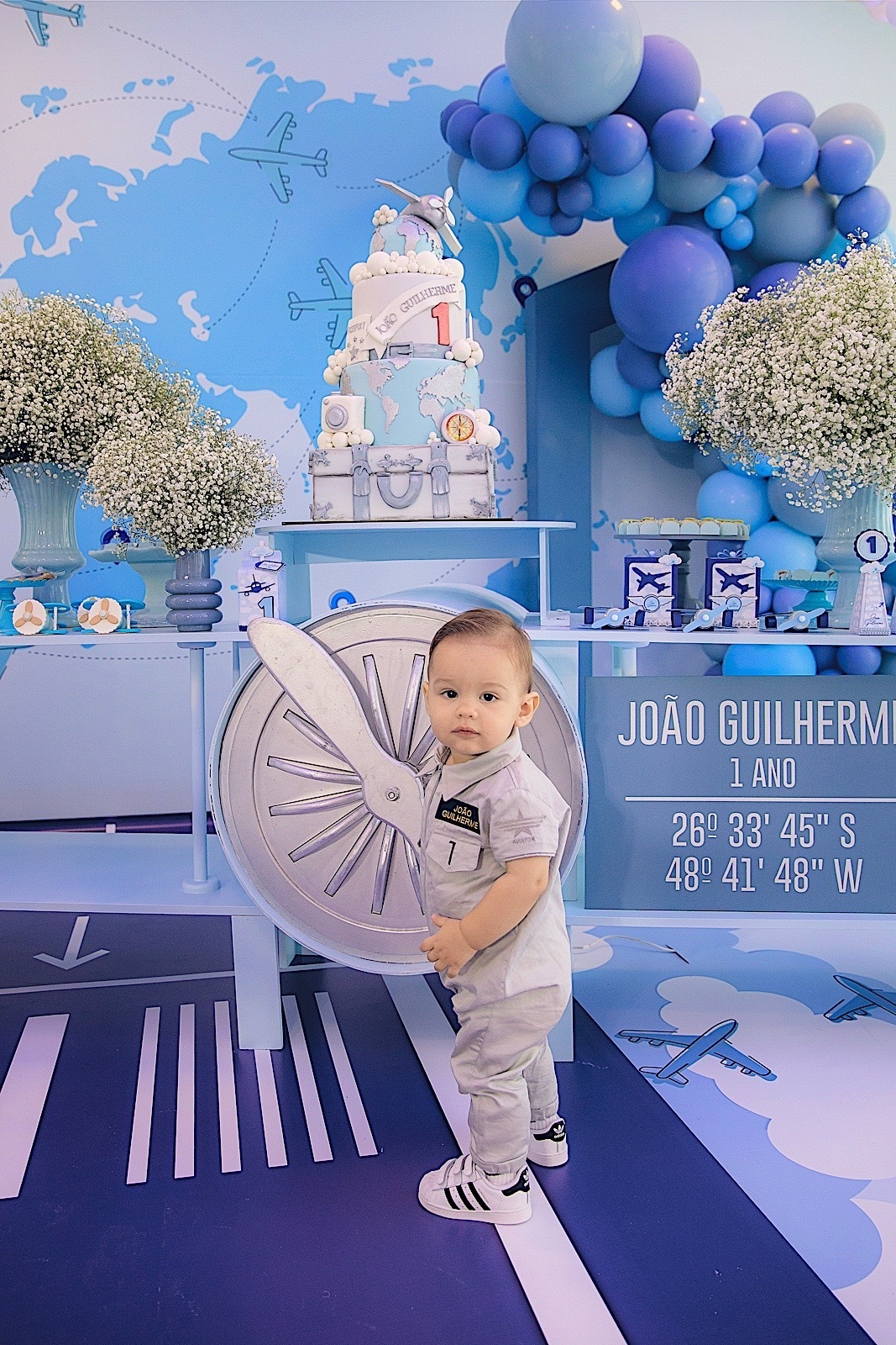 aniversario - aniversario infantil - festa de aniversario - aniversario de 1 ano - primeiro aninho - 1 ano João Guilherme - tema aviação - chroma fotografia 