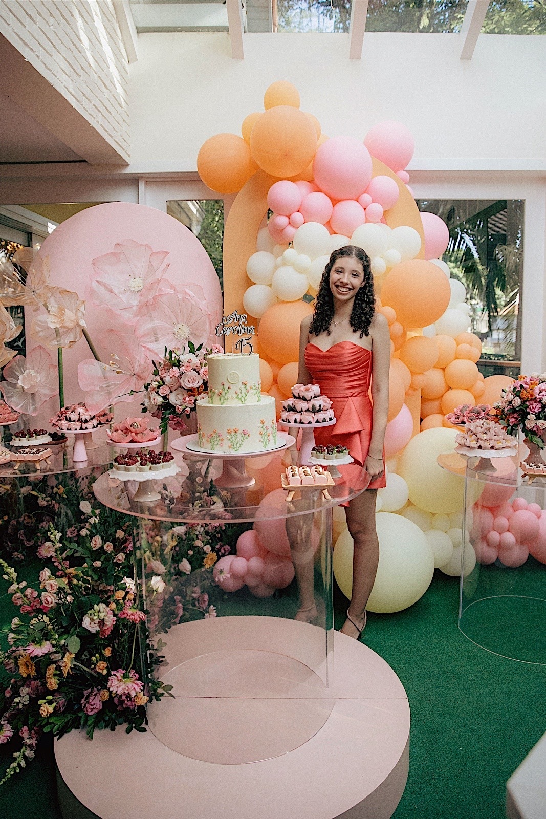 aniversario - aniversario de 15 anos - 15 anos Ana Carolina - festa de aniversário - fotografos jaragua do sul - fotografia de familia - chroma fotografia
