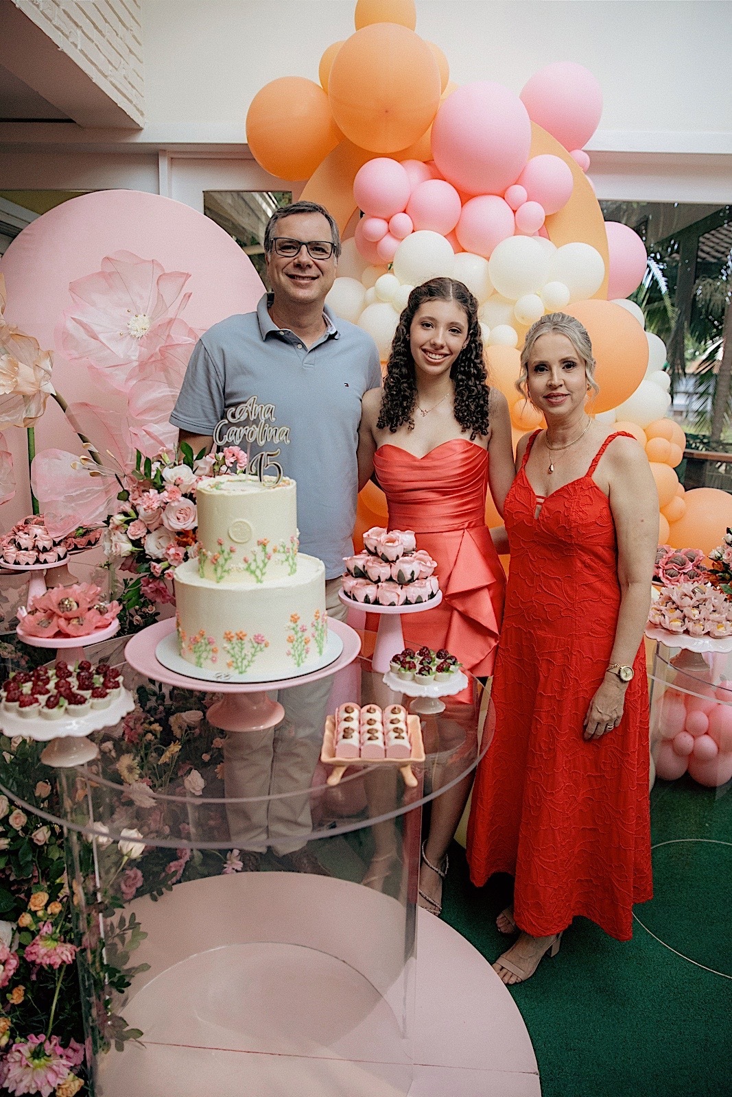 aniversario - aniversario de 15 anos - 15 anos Ana Carolina - festa de aniversário - fotografos jaragua do sul - fotografia de familia - chroma fotografia