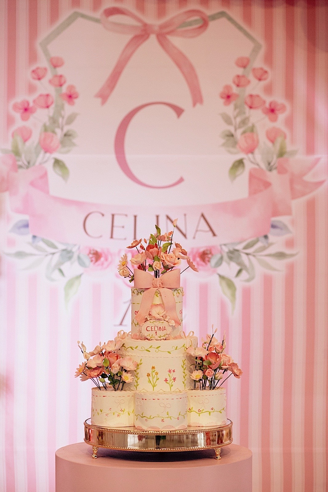 aniversario - aniversario infantil - aniversario de 1 ano - primeiro aninho Celina - tema jardim - fotografos jaragua do sul - chroma fotografia