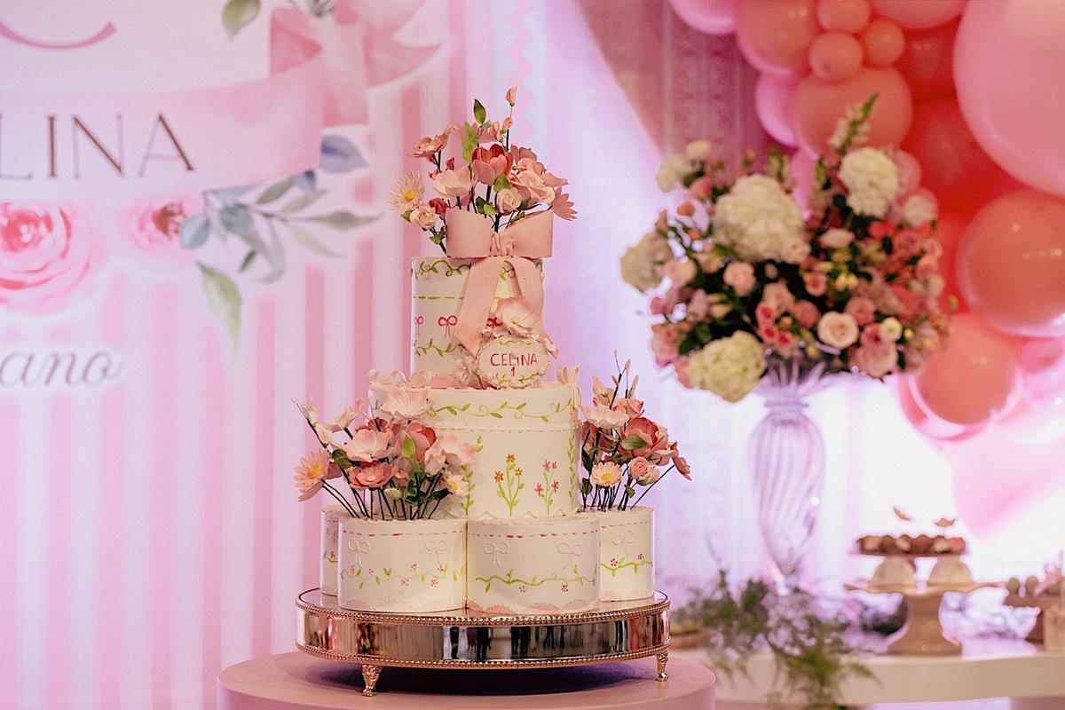 aniversario - aniversario infantil - aniversario de 1 ano - primeiro aninho Celina - tema jardim - fotografos jaragua do sul - chroma fotografia