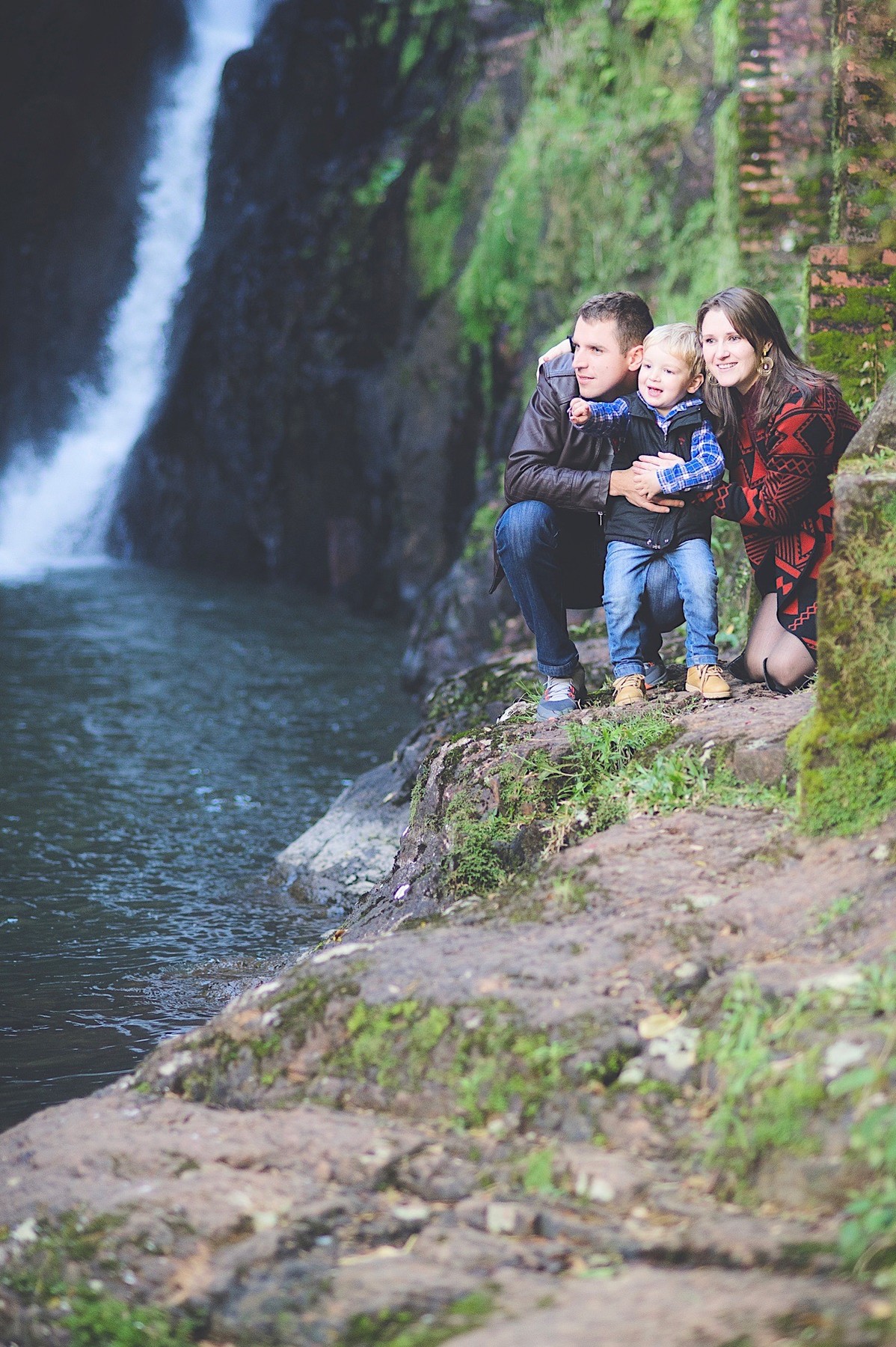 ensaio família - campo alegre - fotógrafo - são bento do sul - chroma fotografia - cachoeira