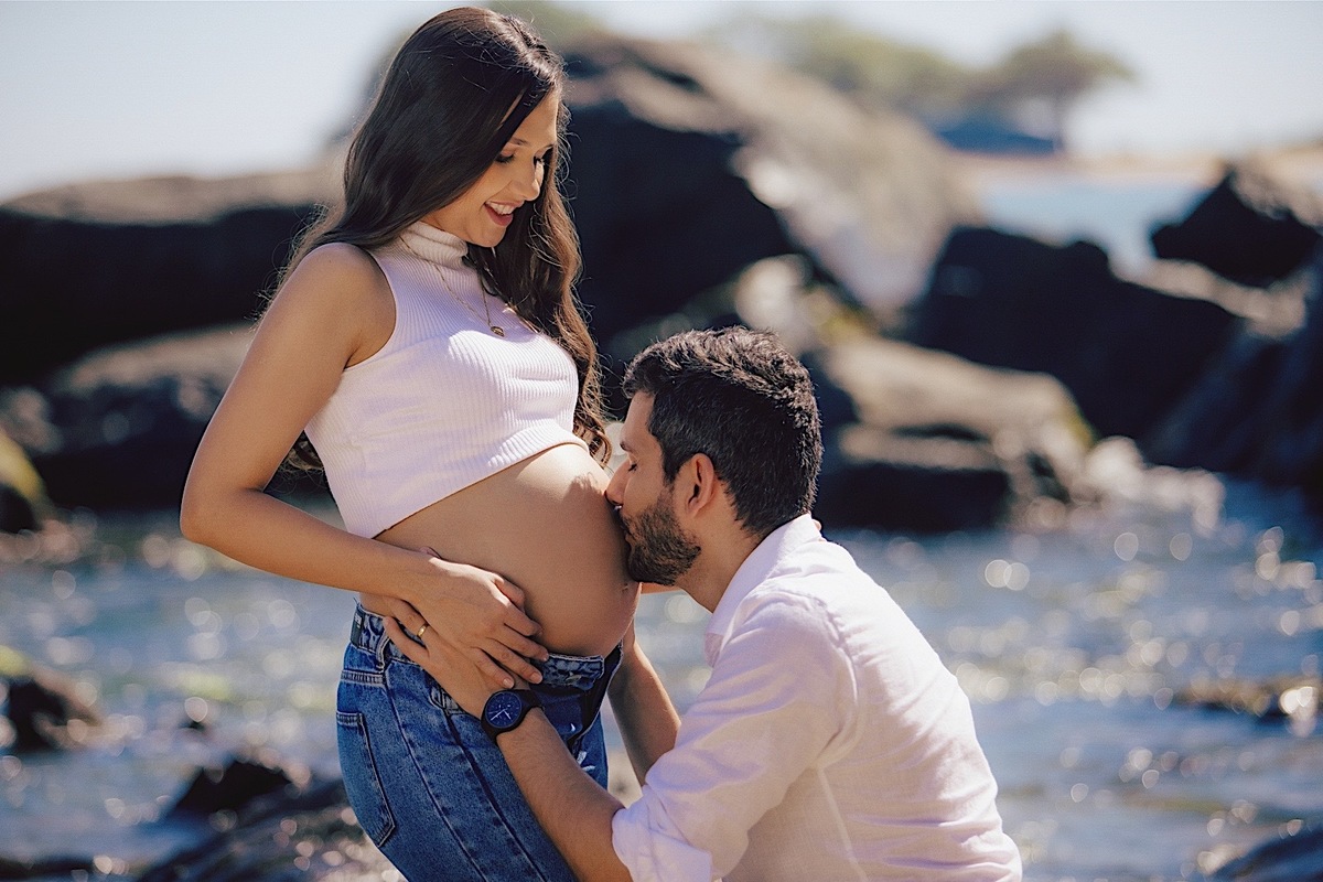 ensaio gestante - gestante - ensaio na praia - ensaio no litoral - ensaio familia - praia do grant - chroma fotografia 