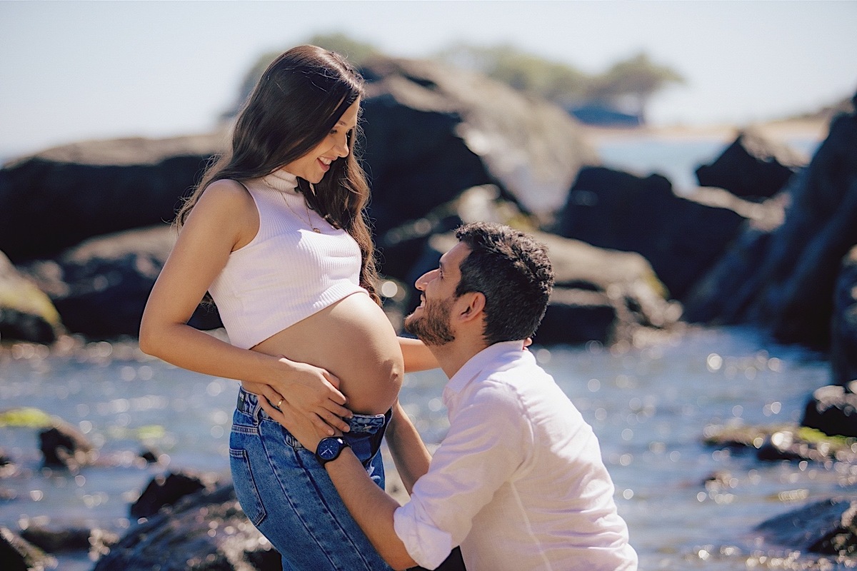 ensaio gestante - gestante - ensaio na praia - ensaio no litoral - ensaio familia - praia do grant - chroma fotografia 