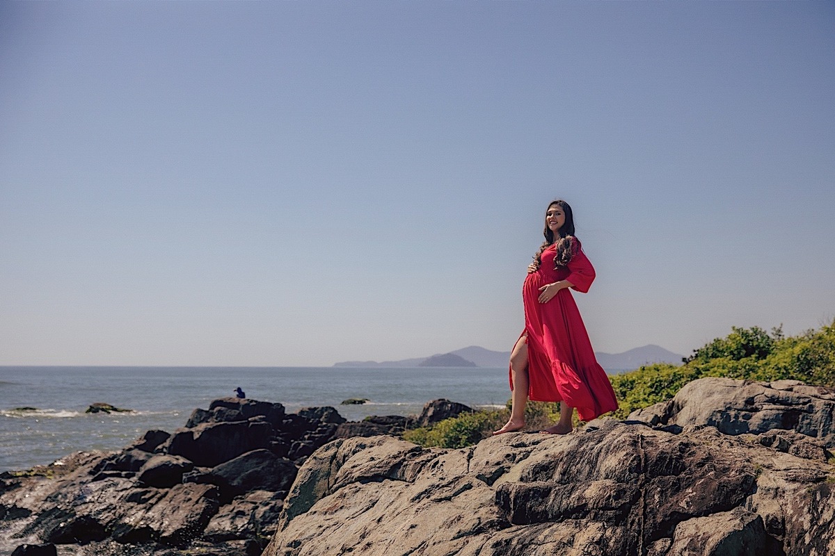 ensaio gestante - gestante - ensaio na praia - ensaio no litoral - ensaio familia - praia do grant - chroma fotografia 