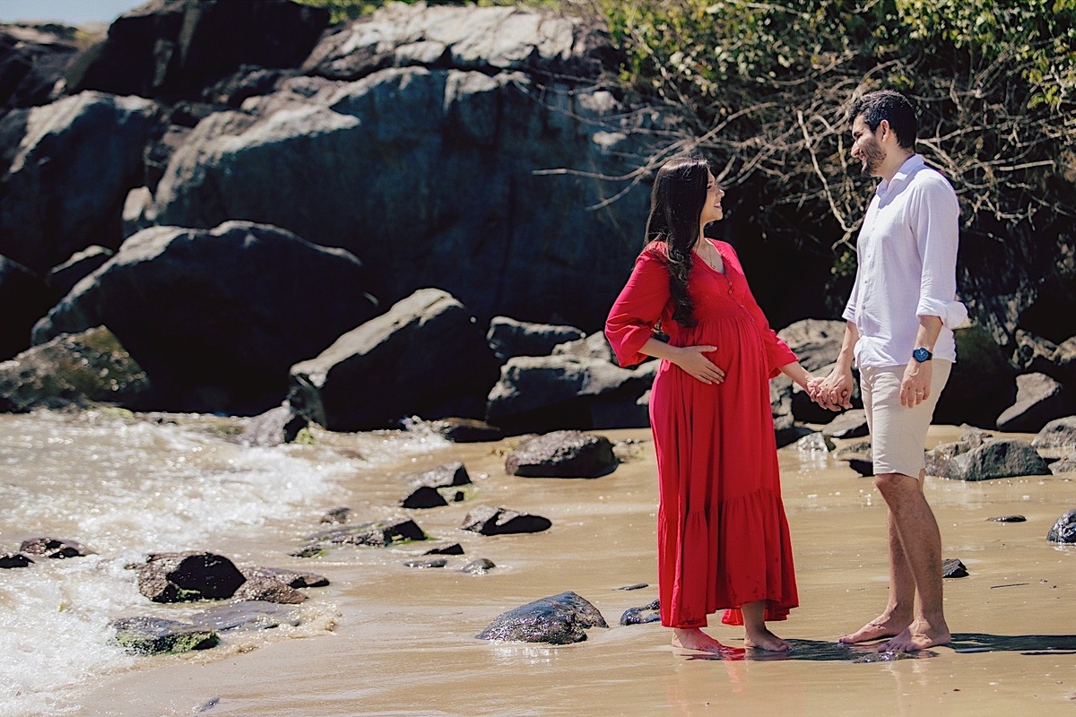 ensaio gestante - gestante - ensaio na praia - ensaio no litoral - ensaio familia - praia do grant - chroma fotografia 