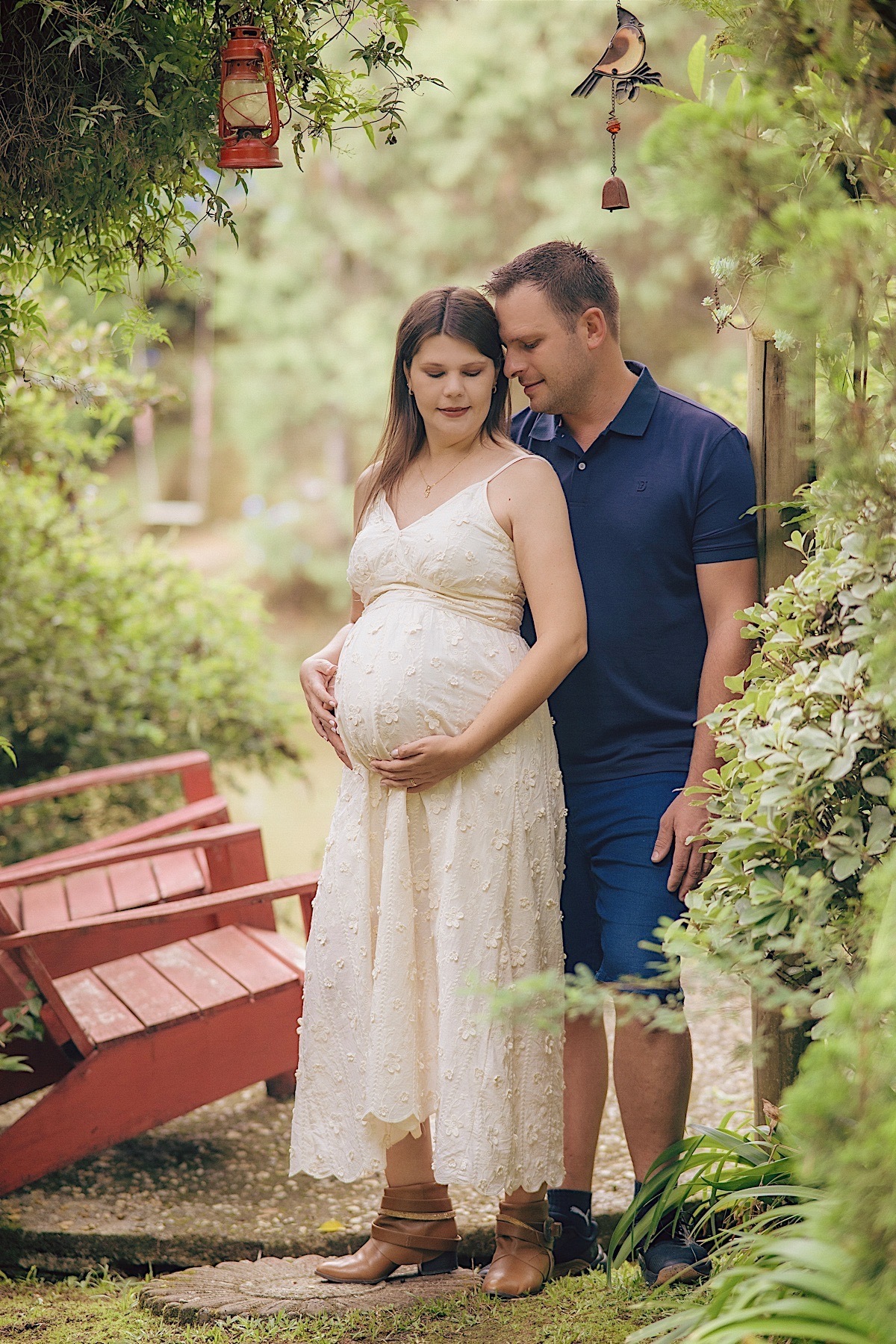 ensaio gestante - sitio vale do lago - chroma fotografia - ensaio fotografico - ensaio ao ar livre - sao bento do sul