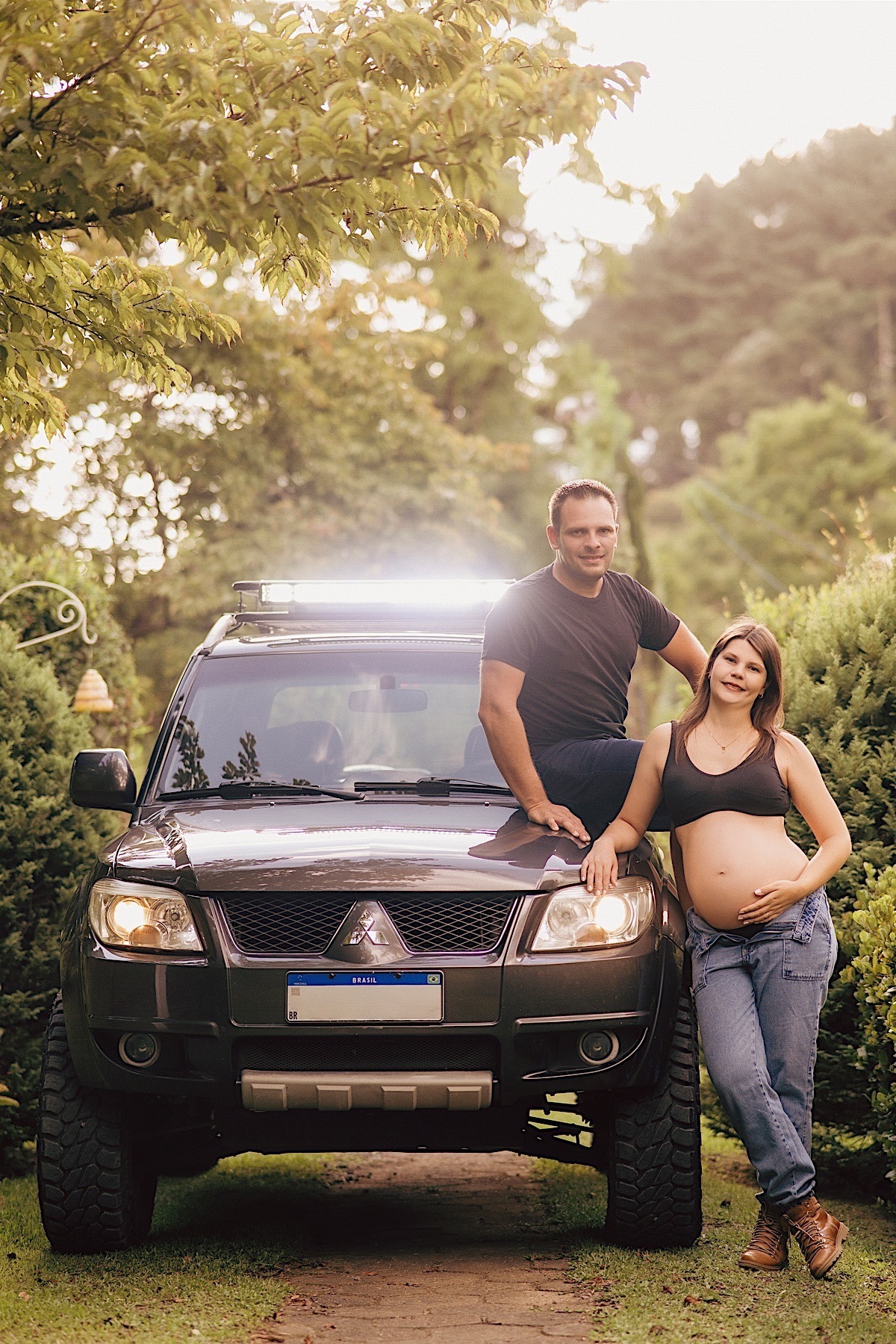 ensaio gestante - sitio vale do lago - chroma fotografia - ensaio fotografico - ensaio ao ar livre - sao bento do sul