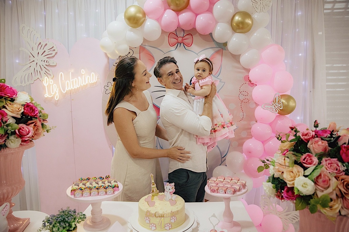 aniversario - aniversario infantil - festa de aniversario - tema marie - liz catarina 1 ano - primeiro aninho - fotografia infantil - fotografos jaragua do sul - chroma fotografia